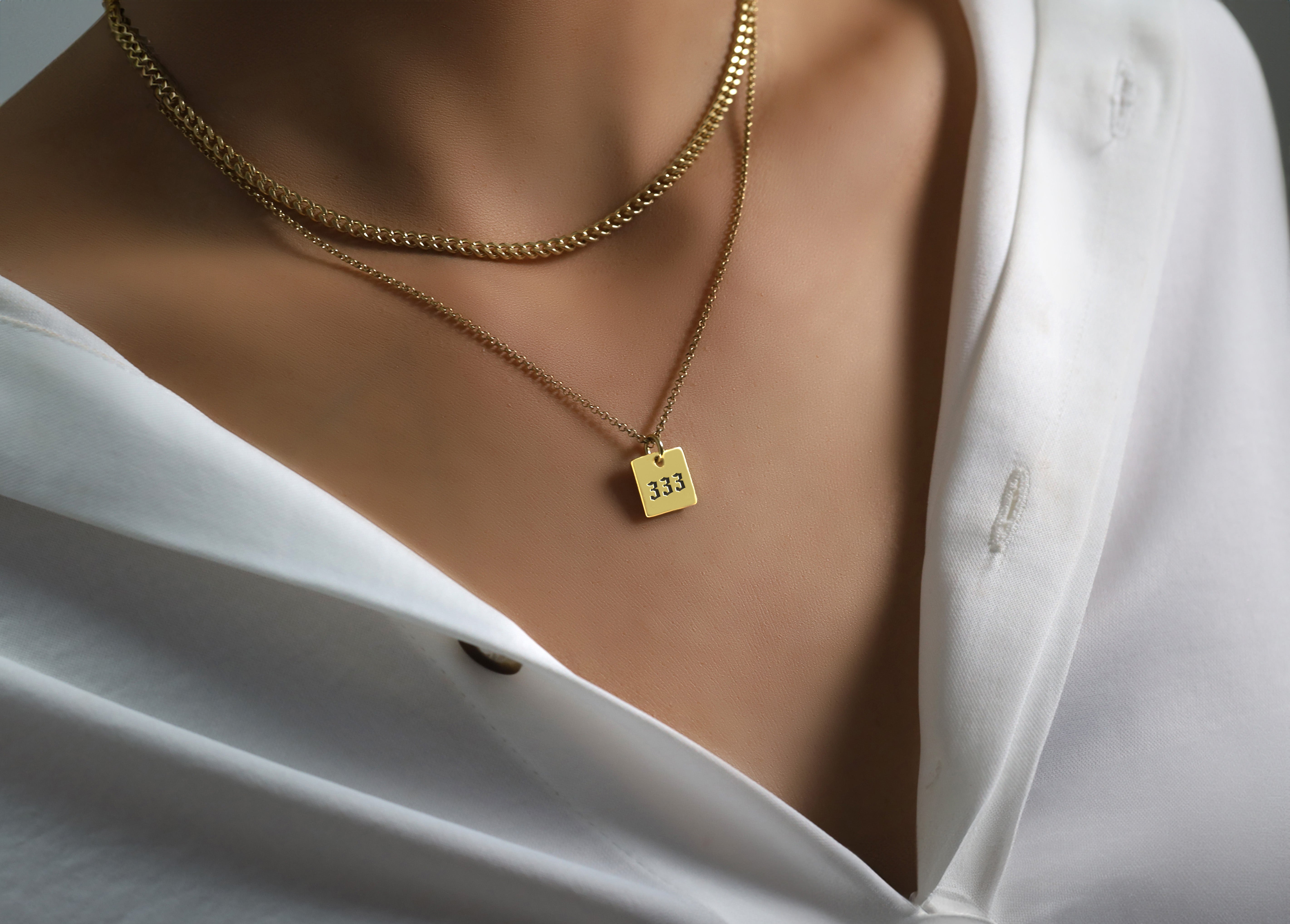 Custom Number Necklace