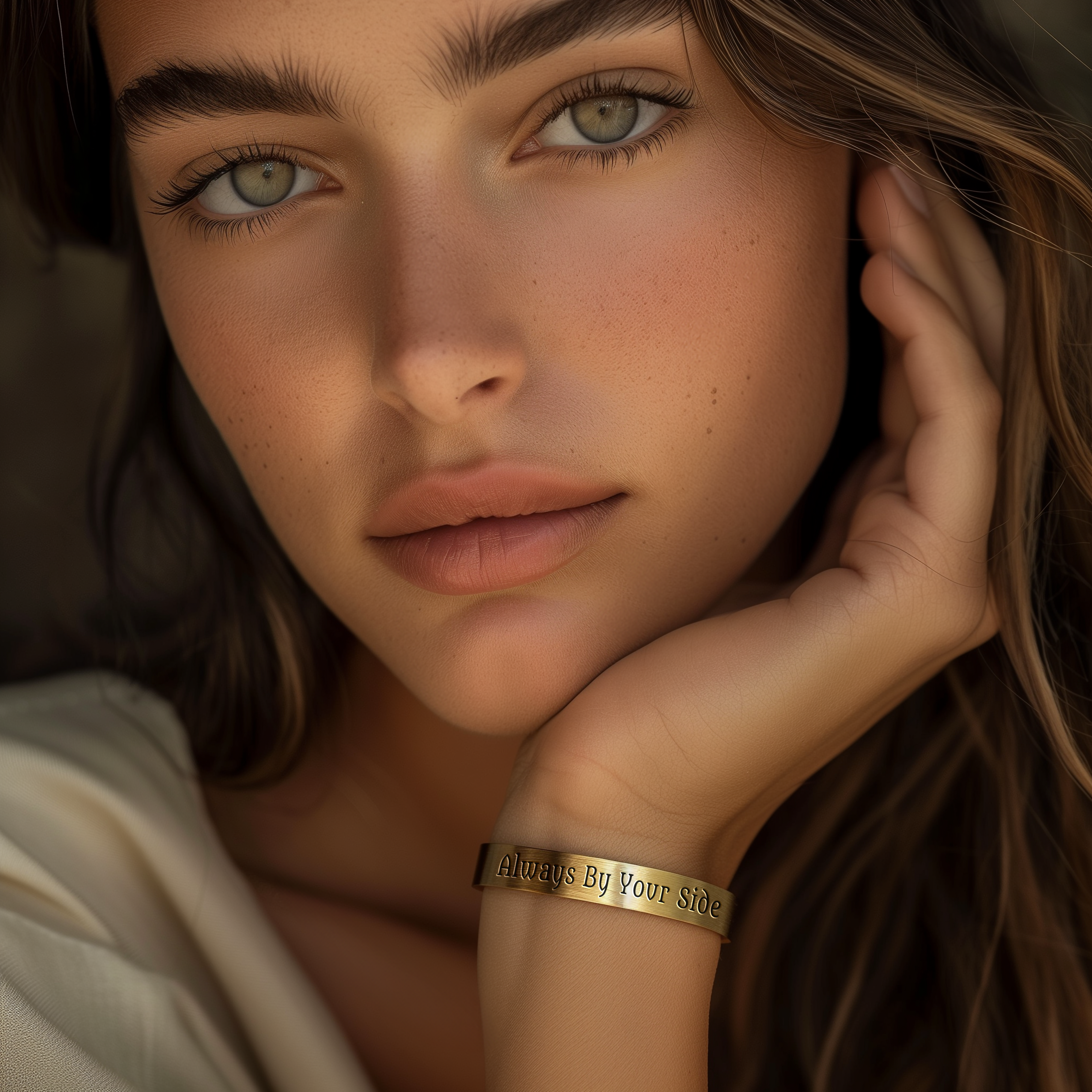 24k Gold Open Cuff Bracelet