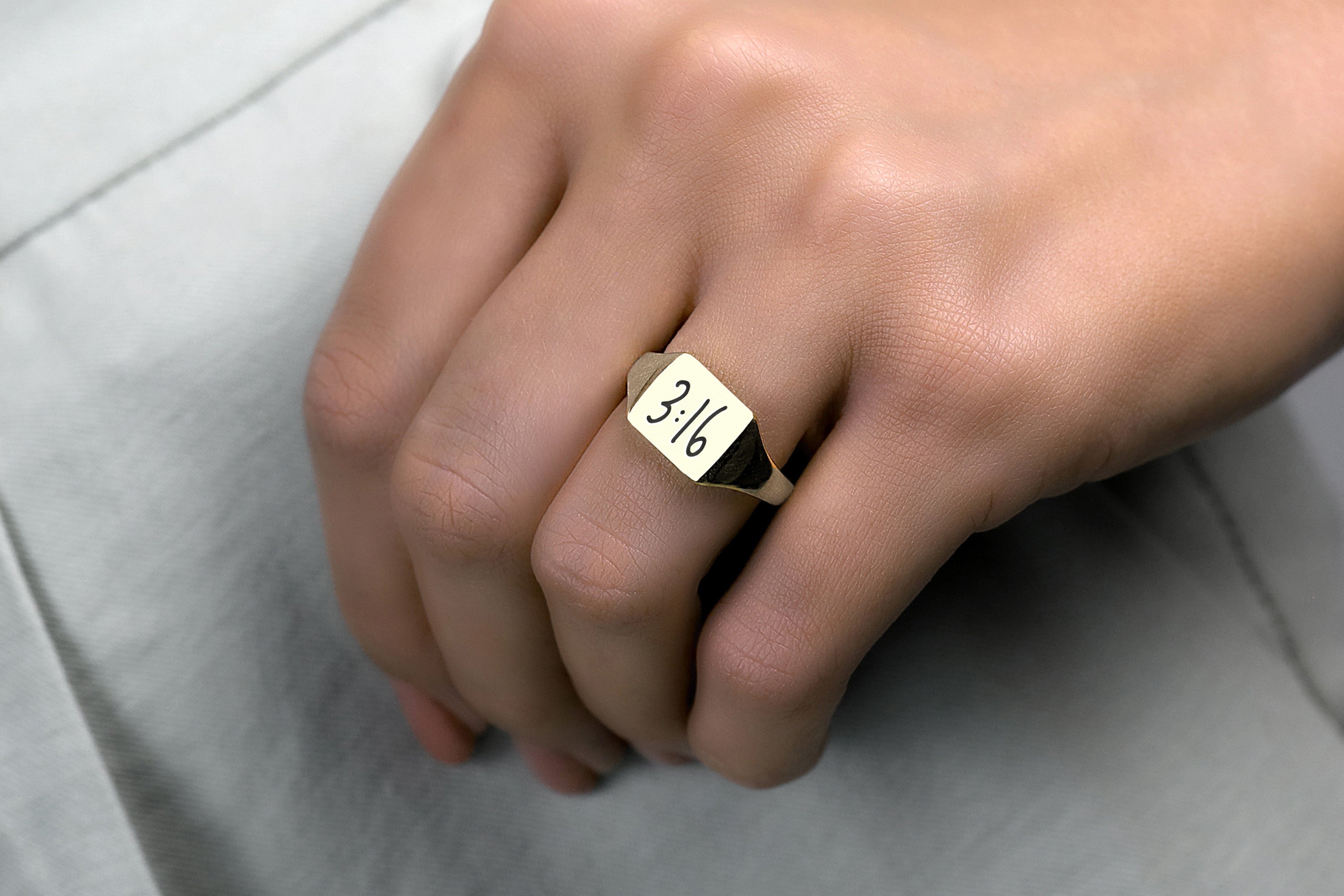 925 Sterling Silver Signet Ring