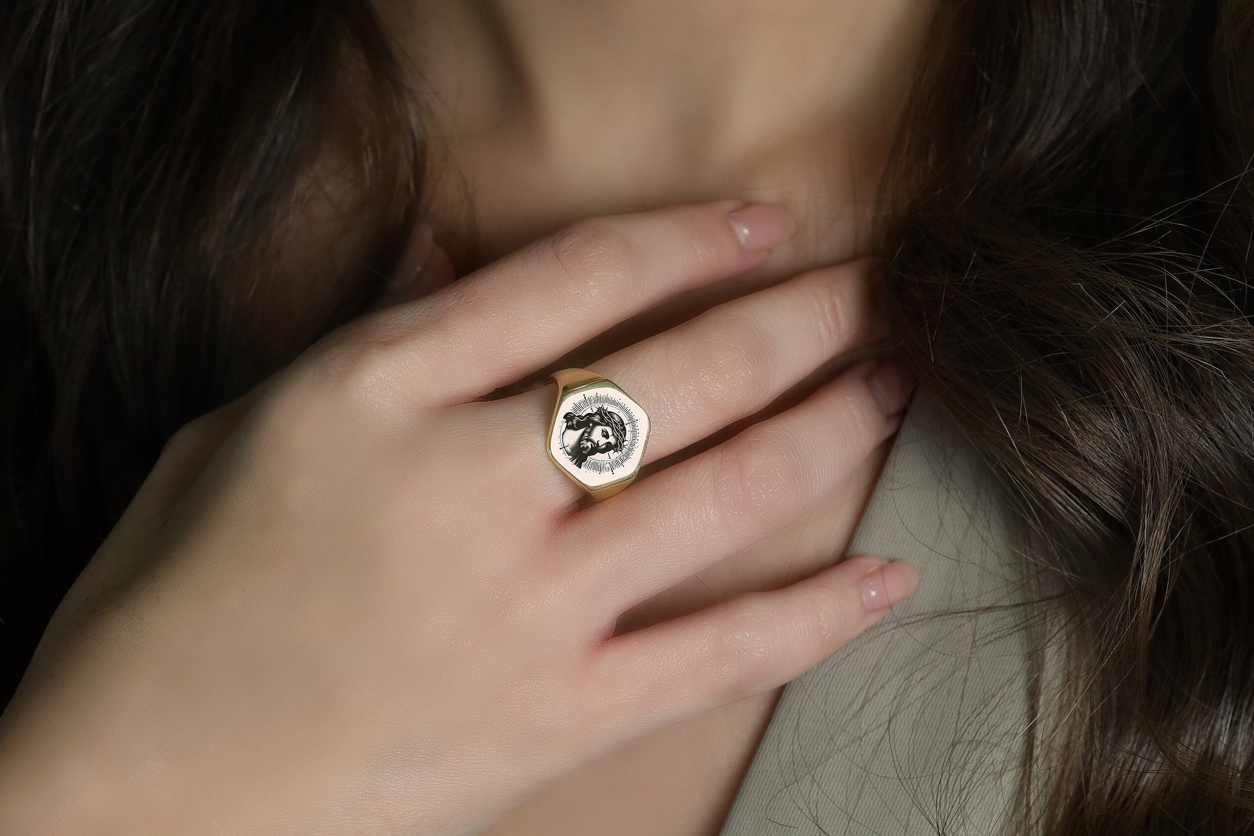 Jesus Christ Crown Of Thorns Ring