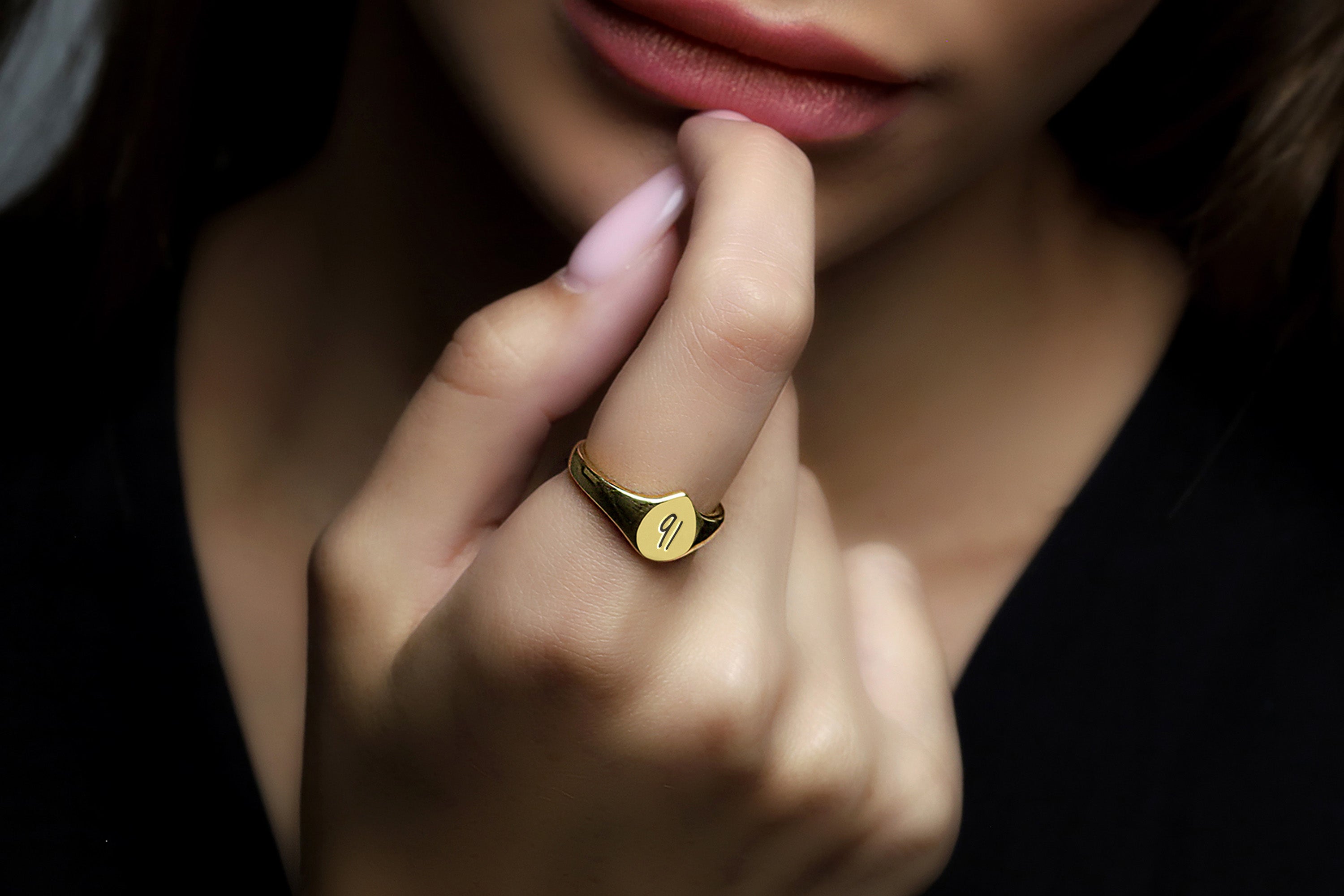 Personalized Number Ring