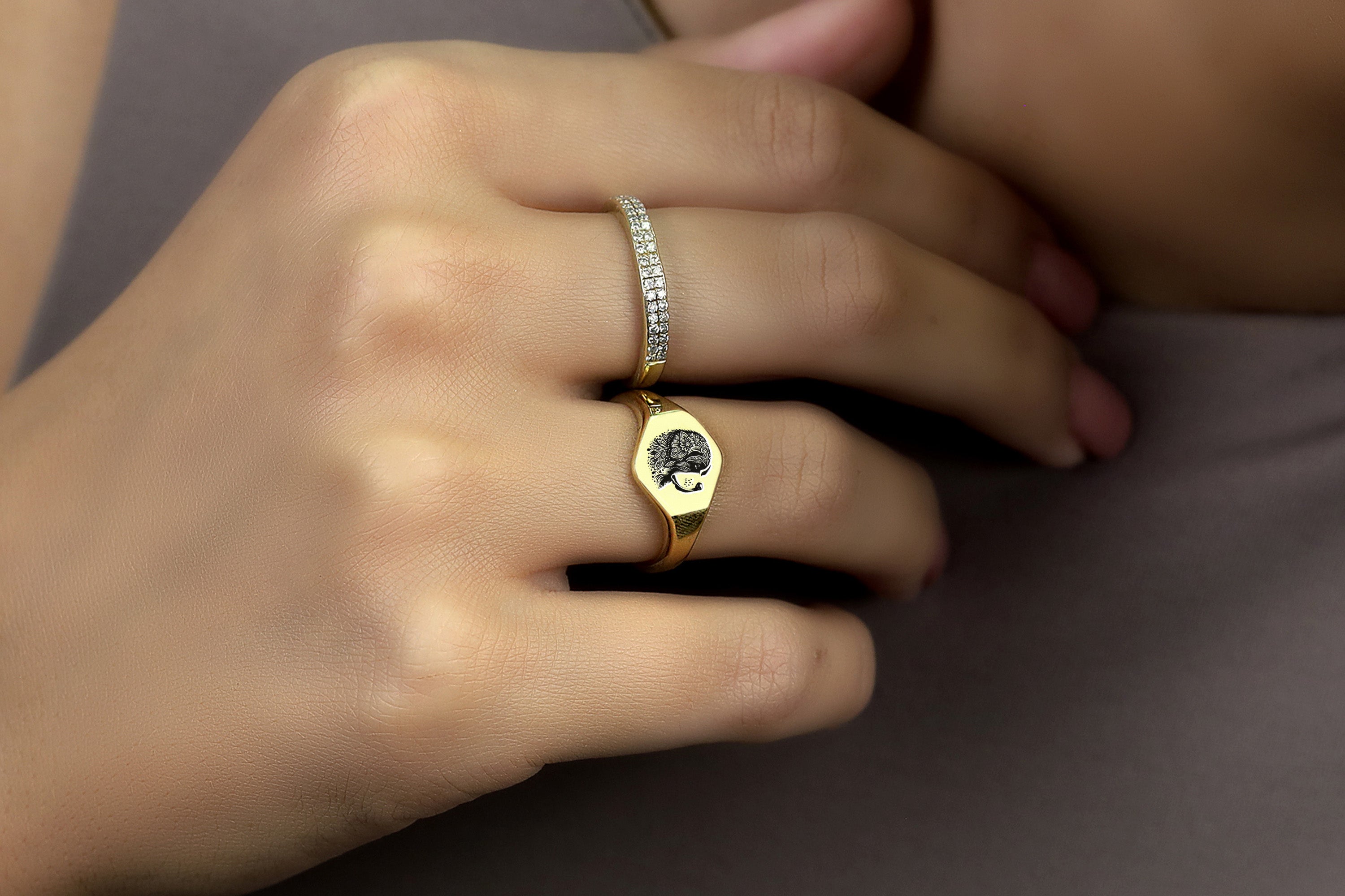 St Brennand Signet Ring