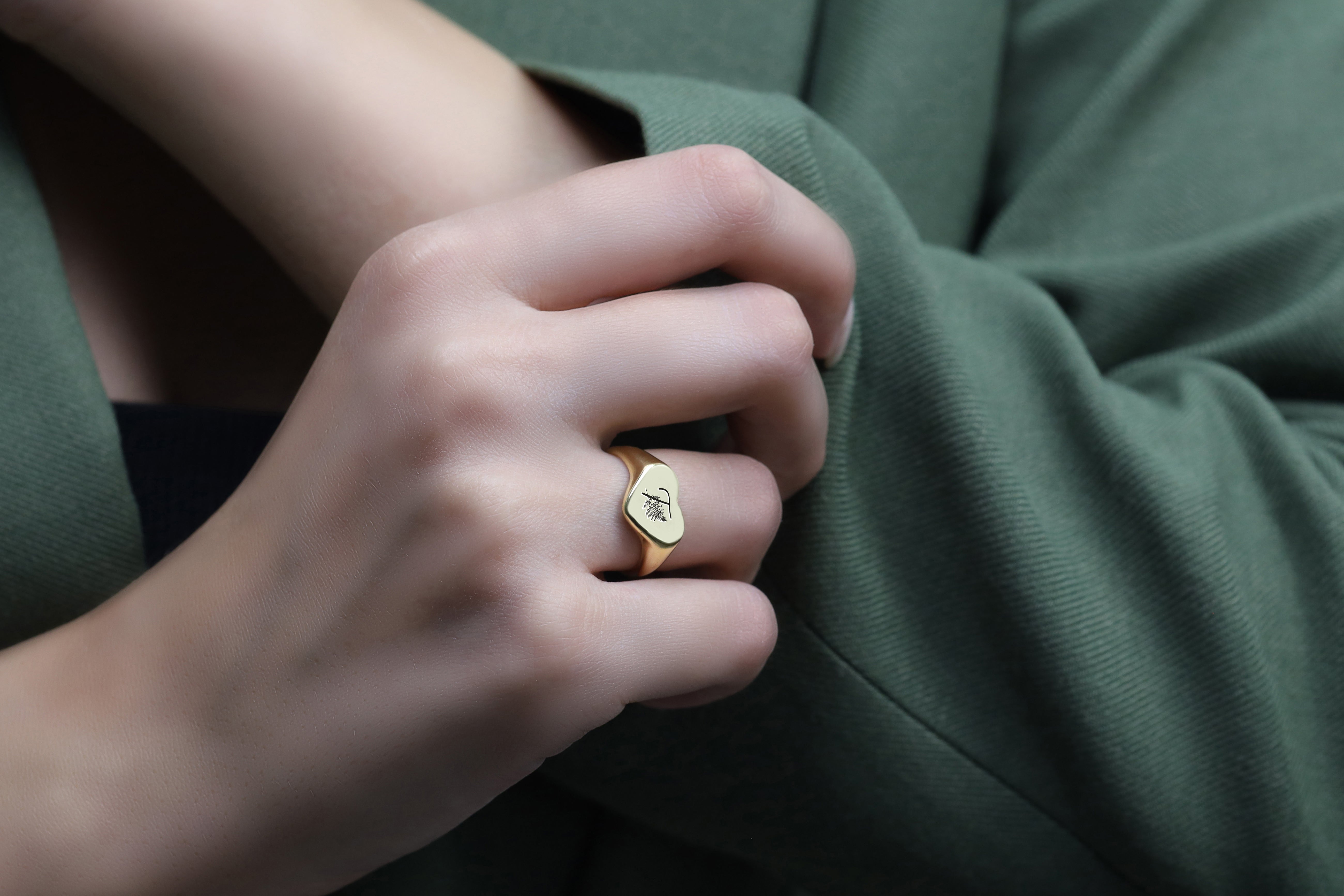 Personalized Initial's Signet Ring