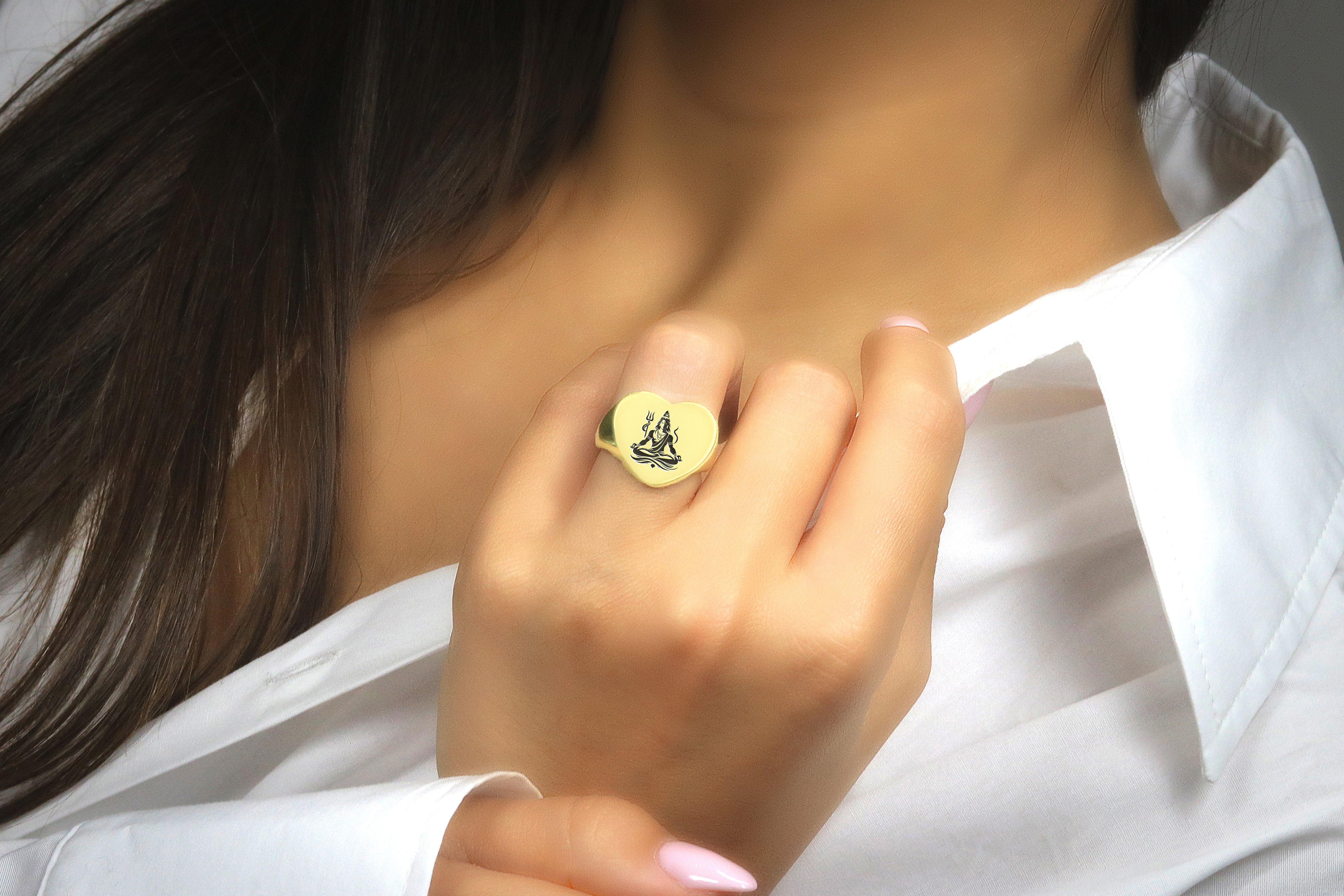 Personalized Hindu Ring