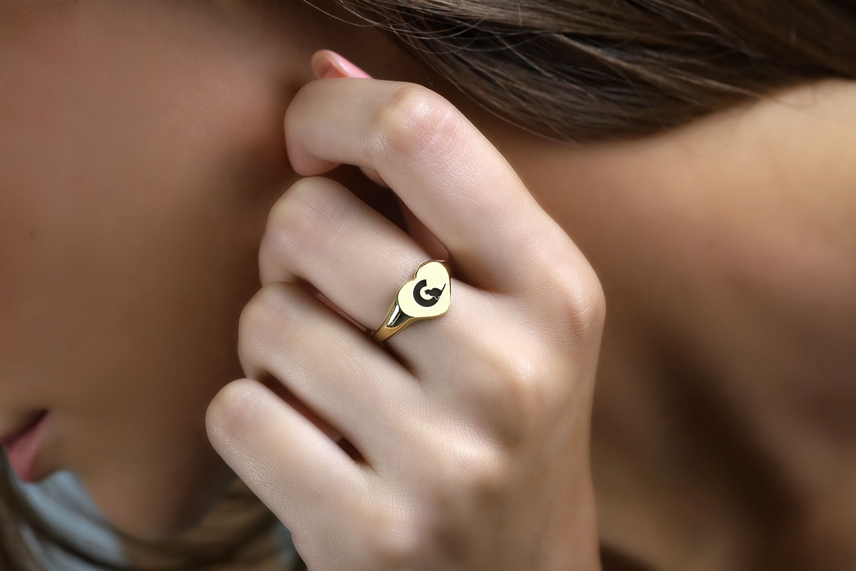 Cat Memorial Ring
