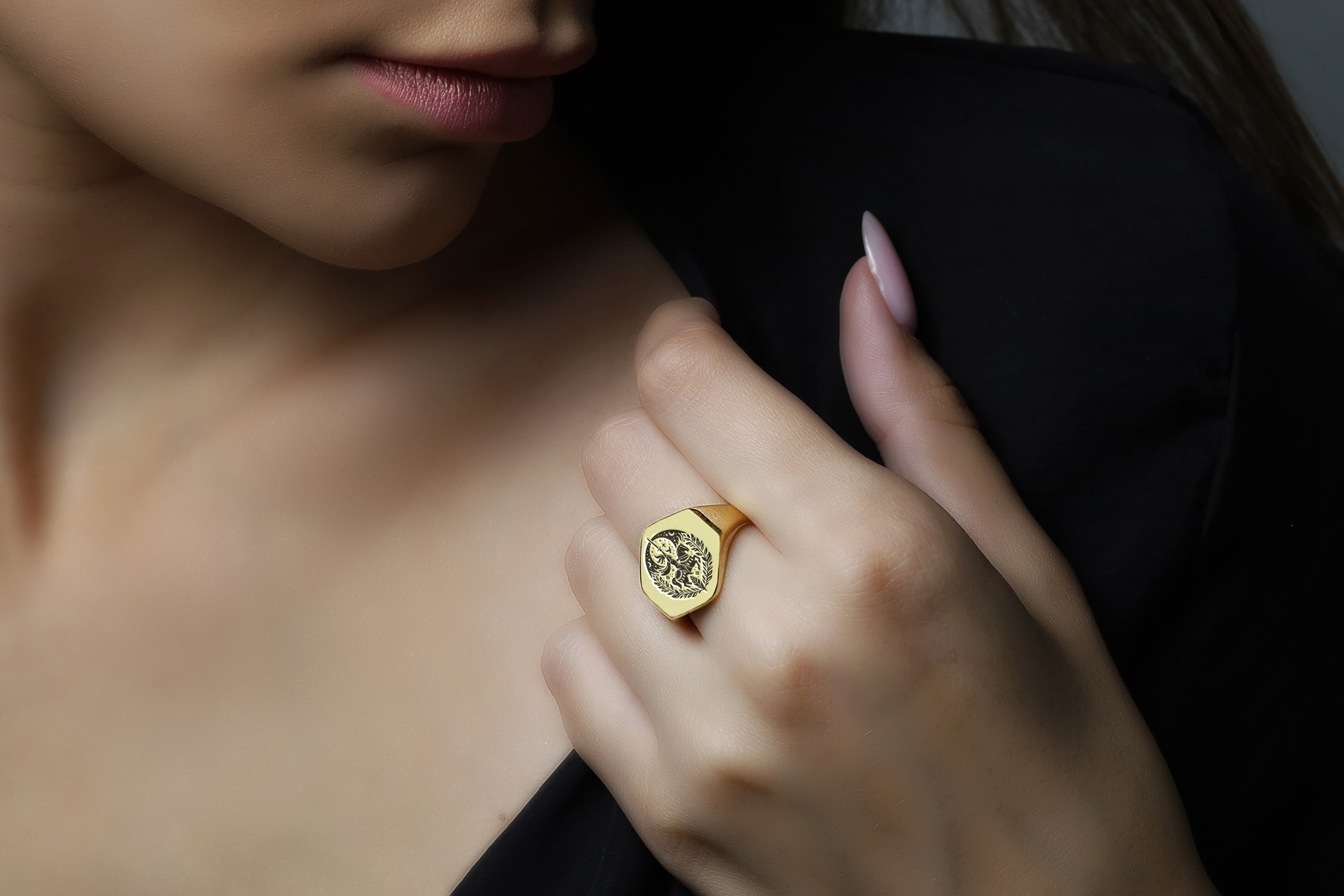 Bold Statement Knight Ring