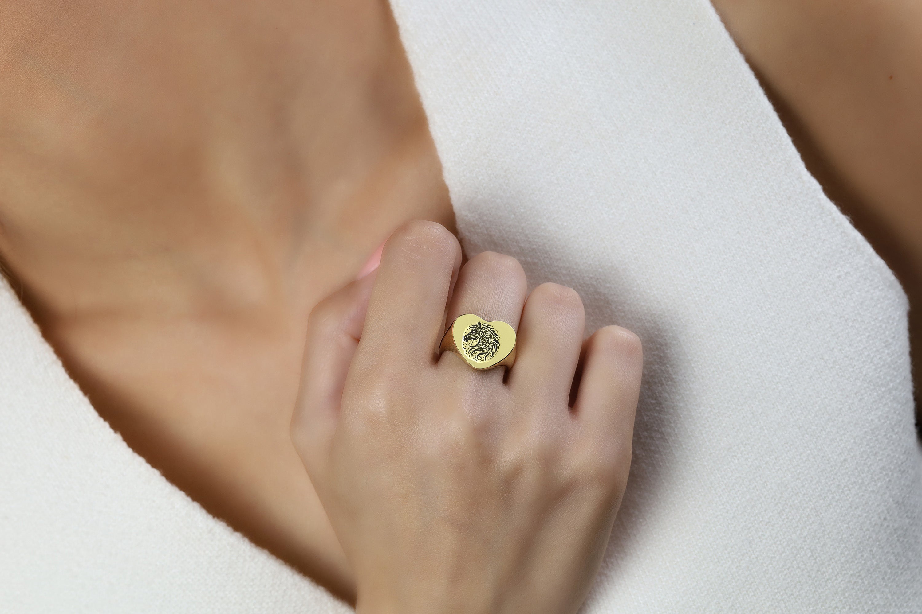 Equestrian Bold Statement Ring