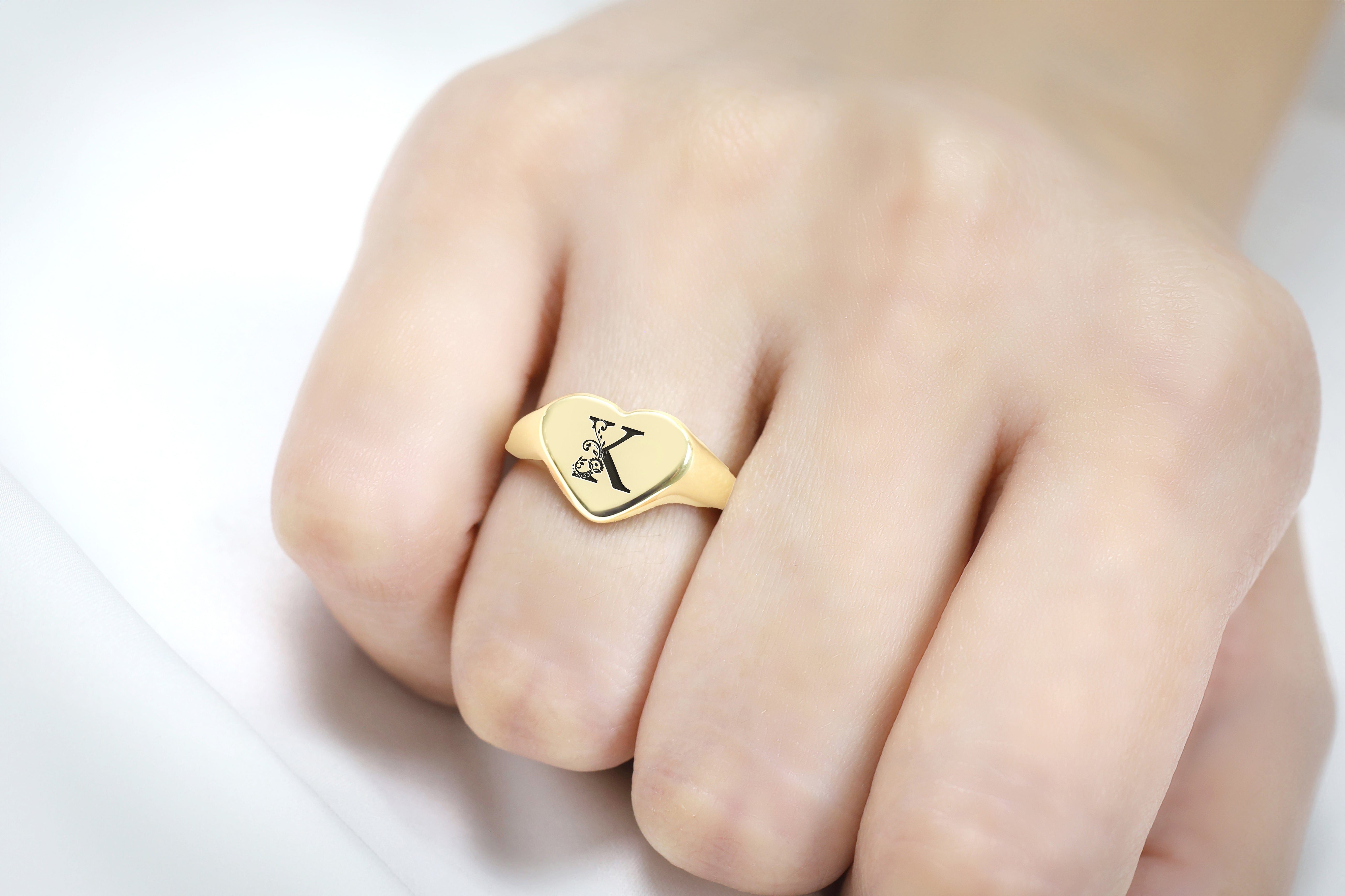 Personalized Initial's Signet Ring