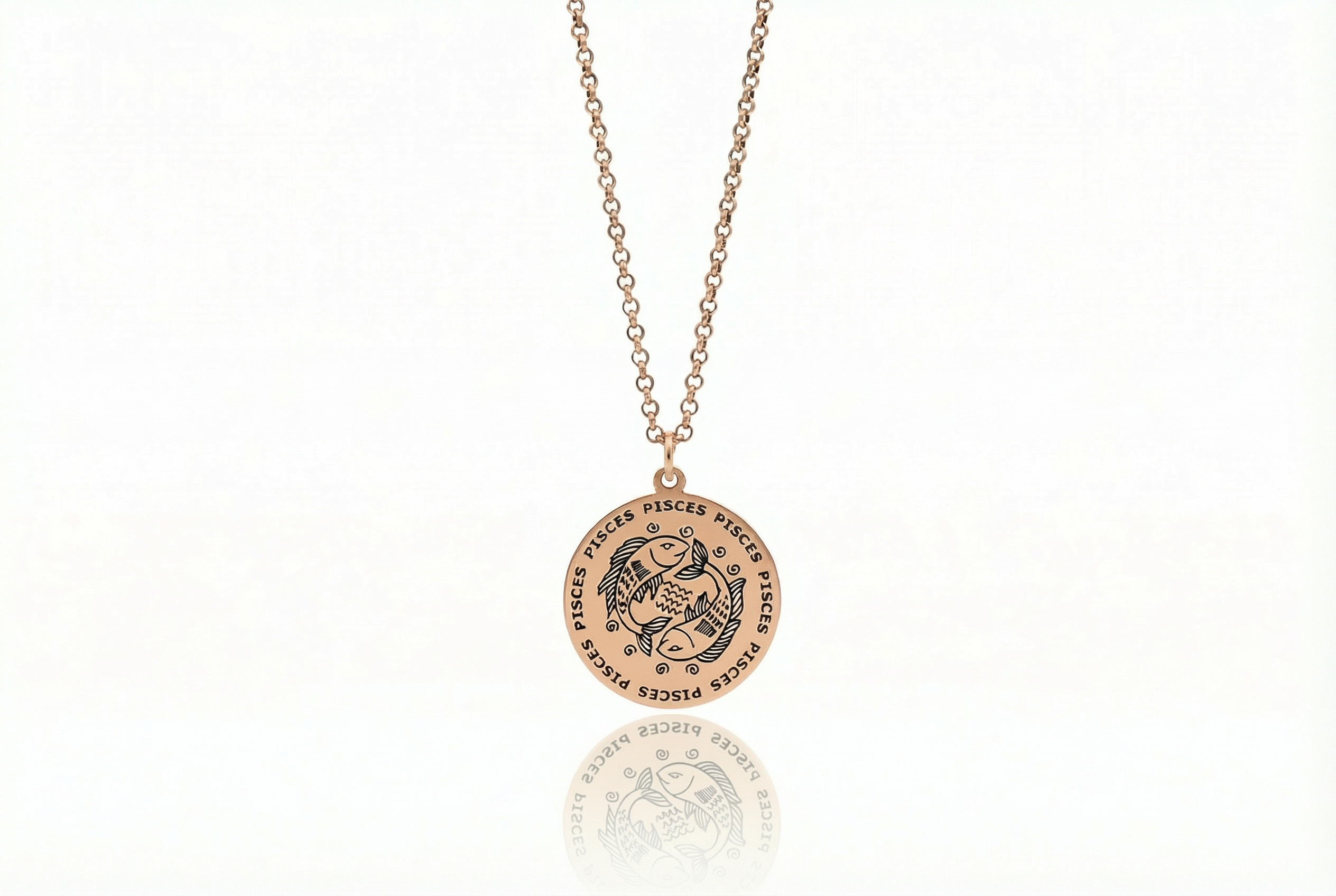 Pisces Zodiac Necklace