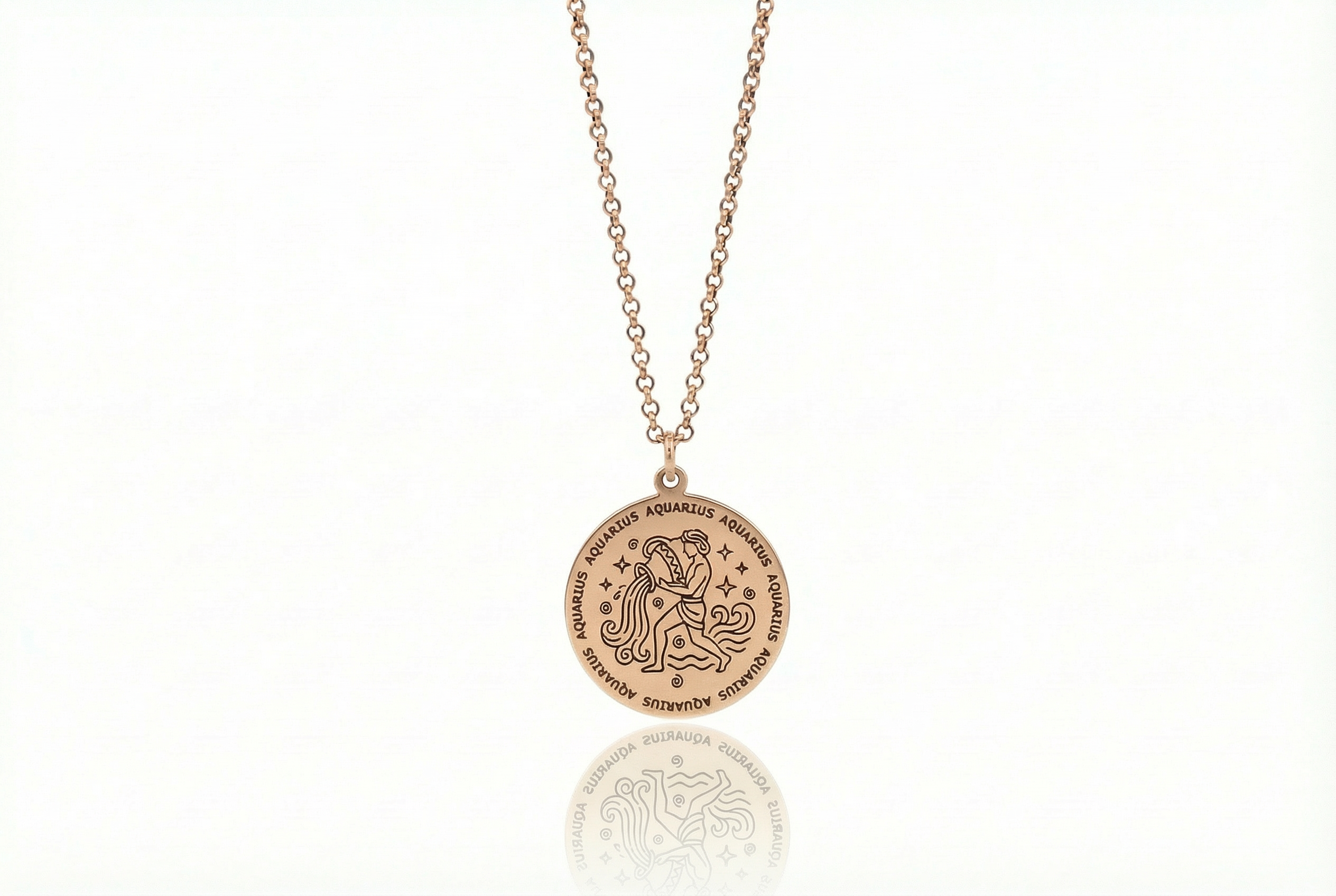 Aquarius Zodiac Necklace