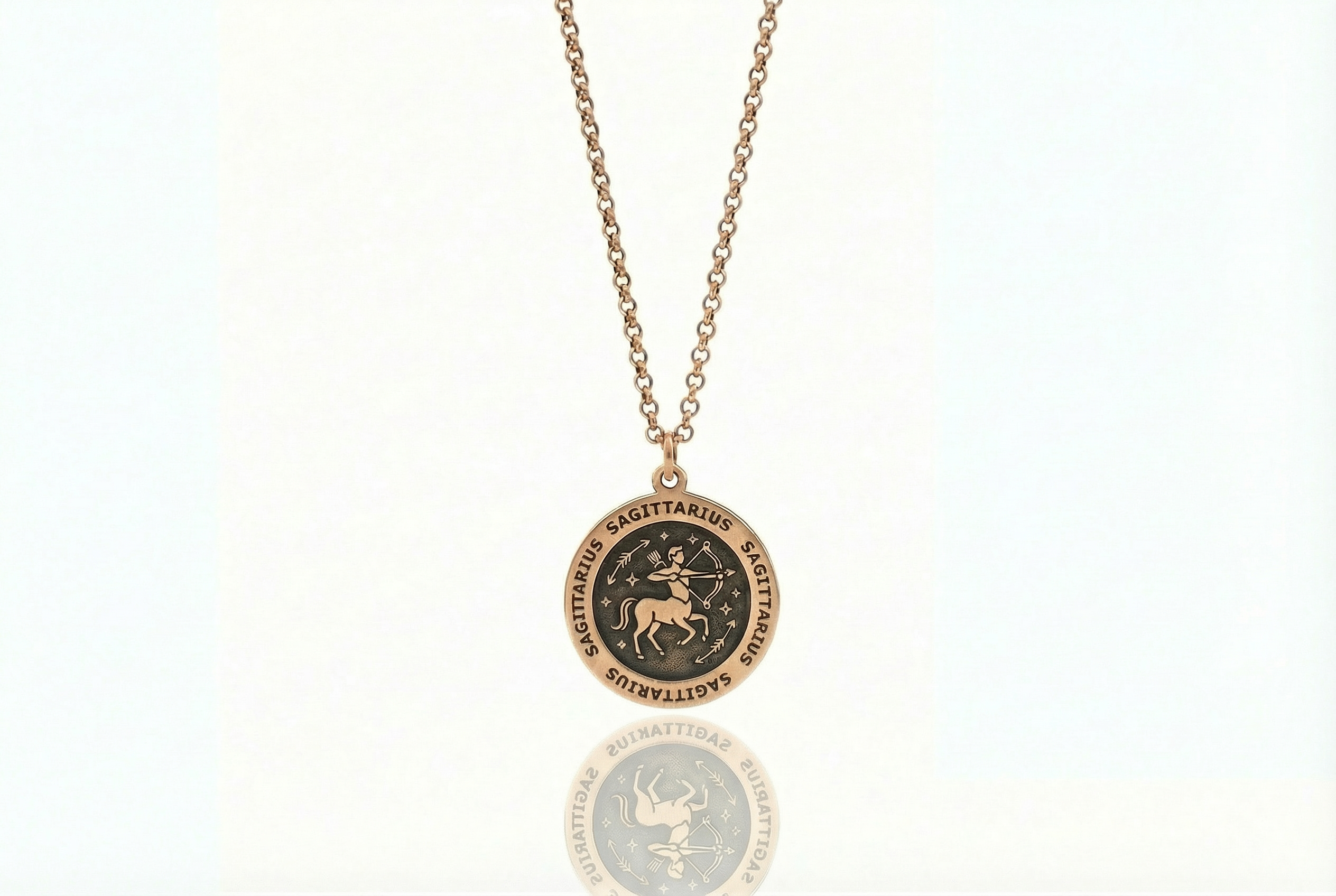 Custom Engraved Sagittarius Pendant