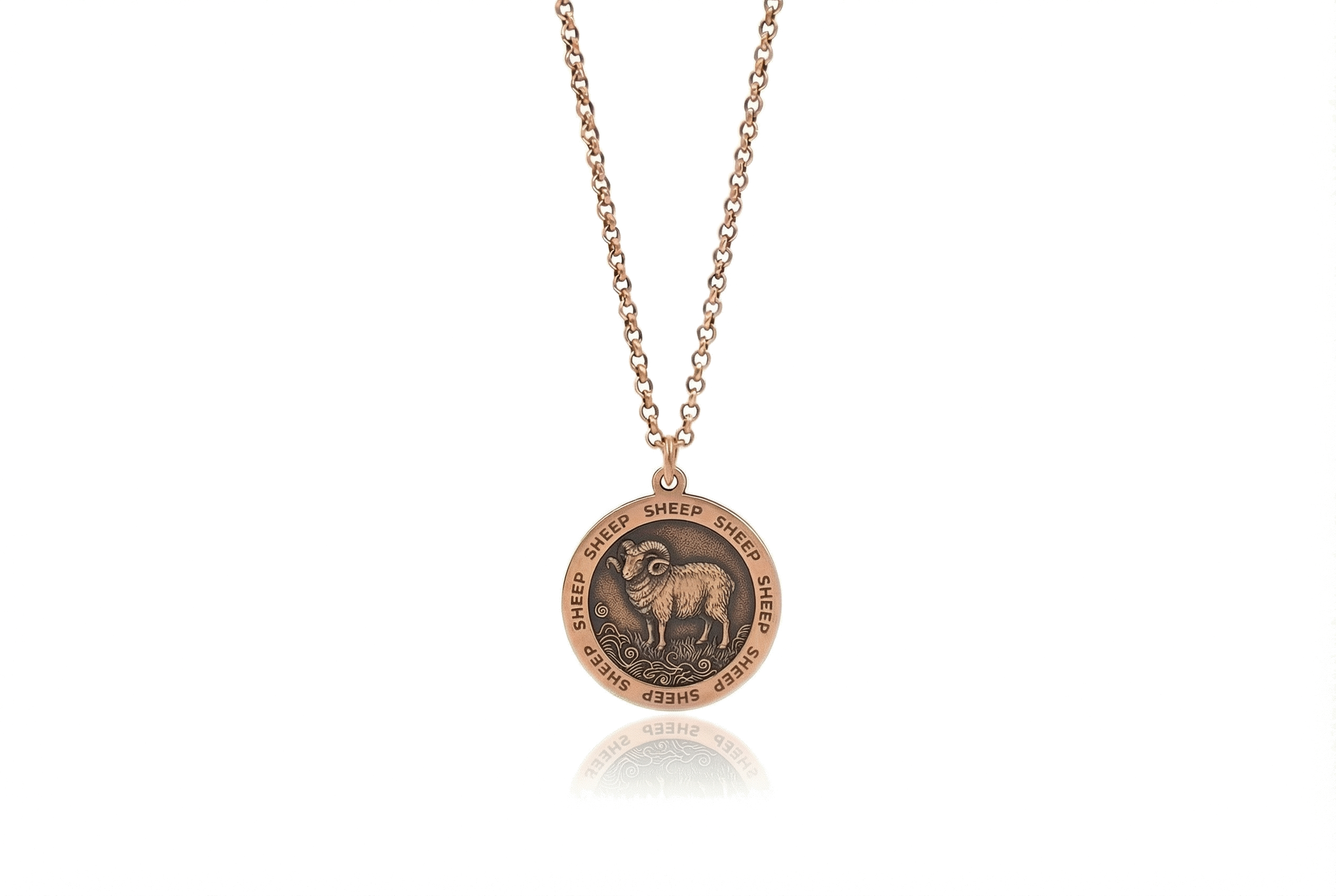Sheep Zodiac Necklace