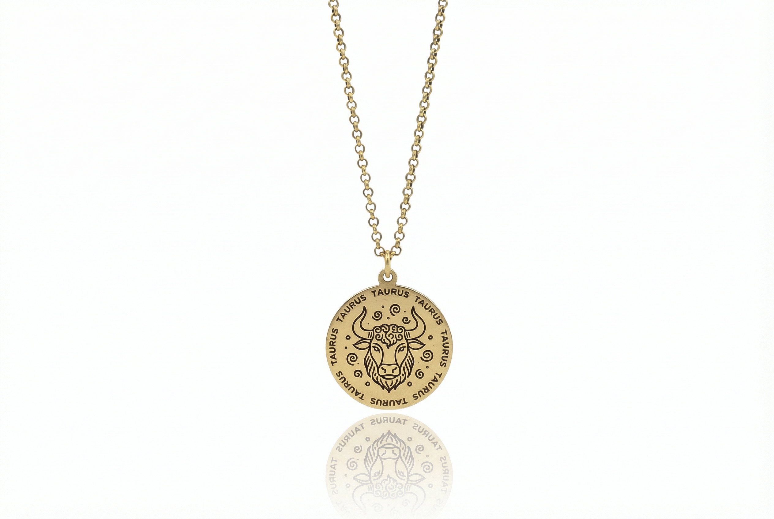 Taurus Zodiac Necklace