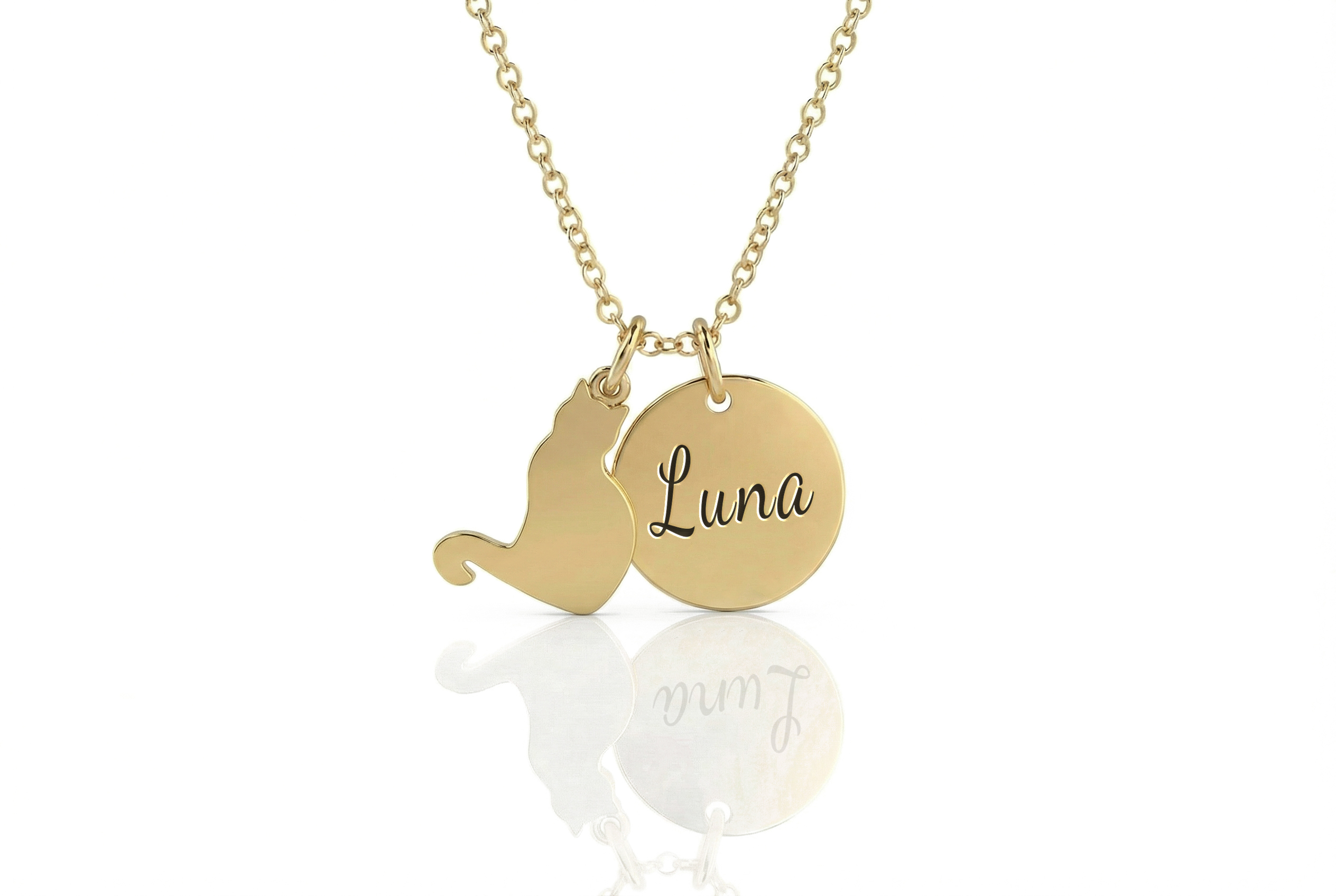 Personalized Cat Necklace