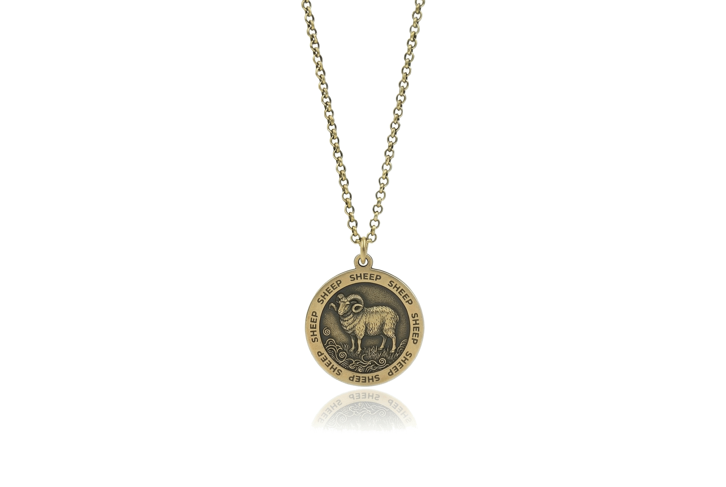 Sheep Zodiac Necklace