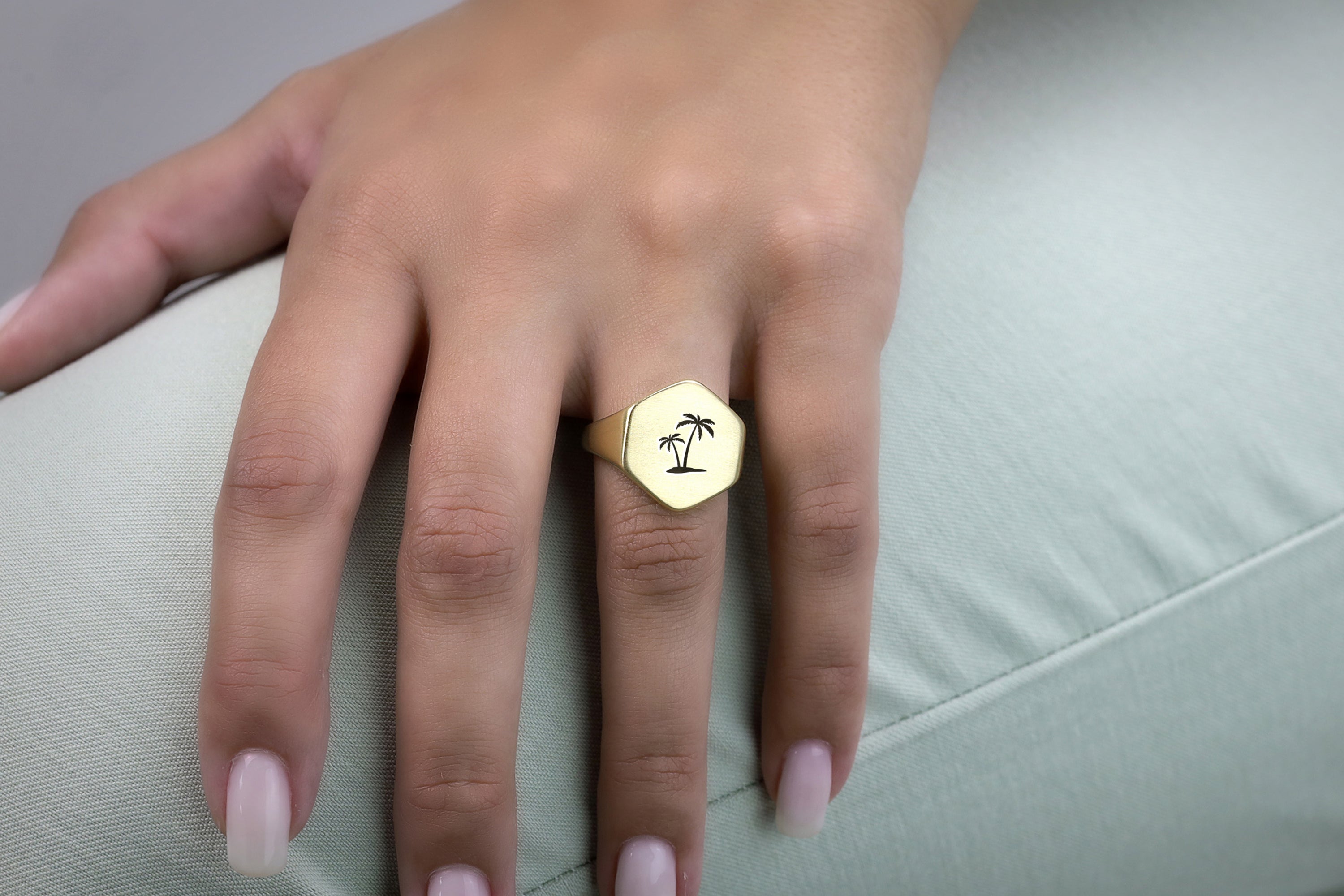 Palm Tree Exotic Ring
