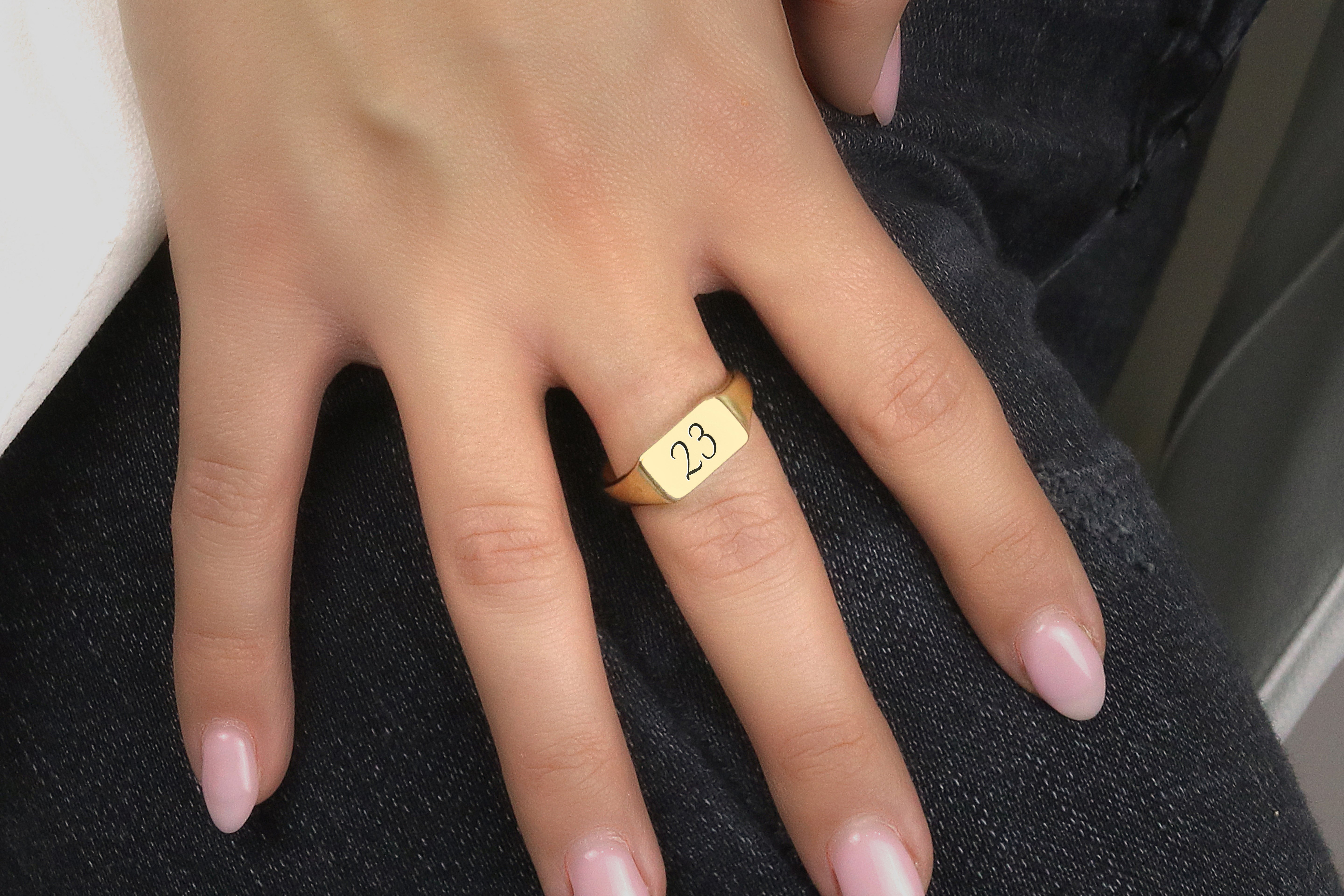 Personalized Lucky Number Ring