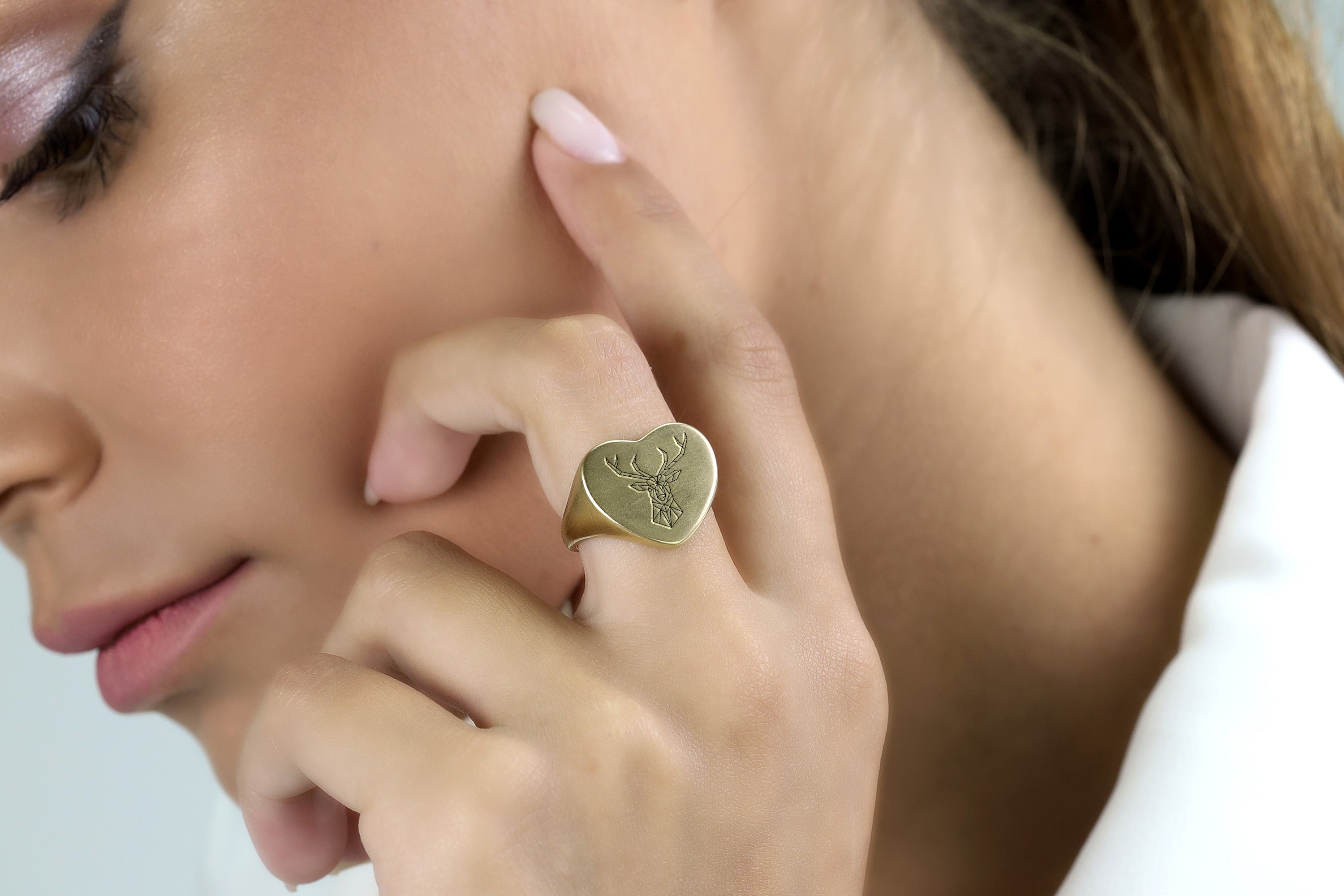 Custom Geometrical Animal Ring