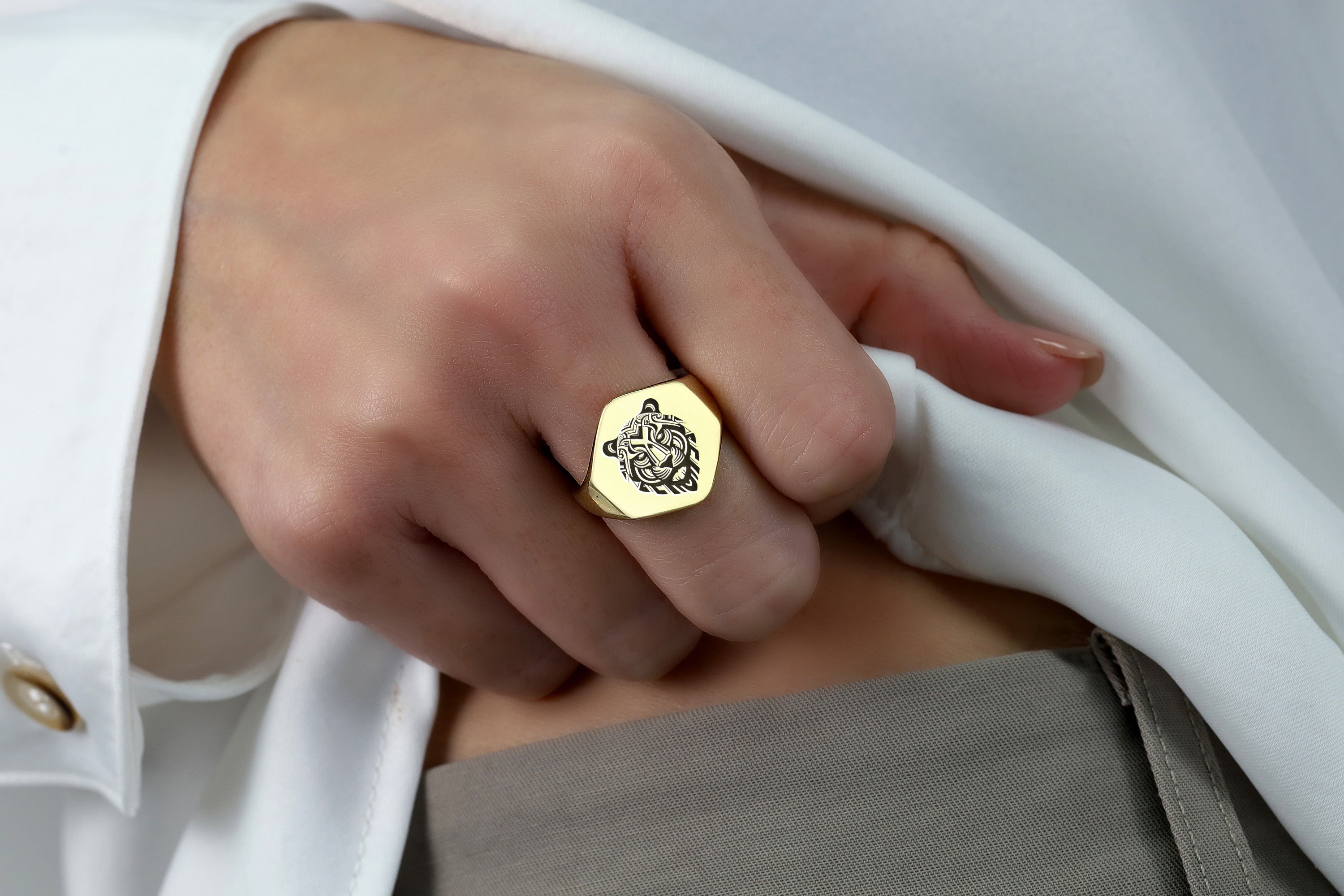 Tribal Tiger Ring