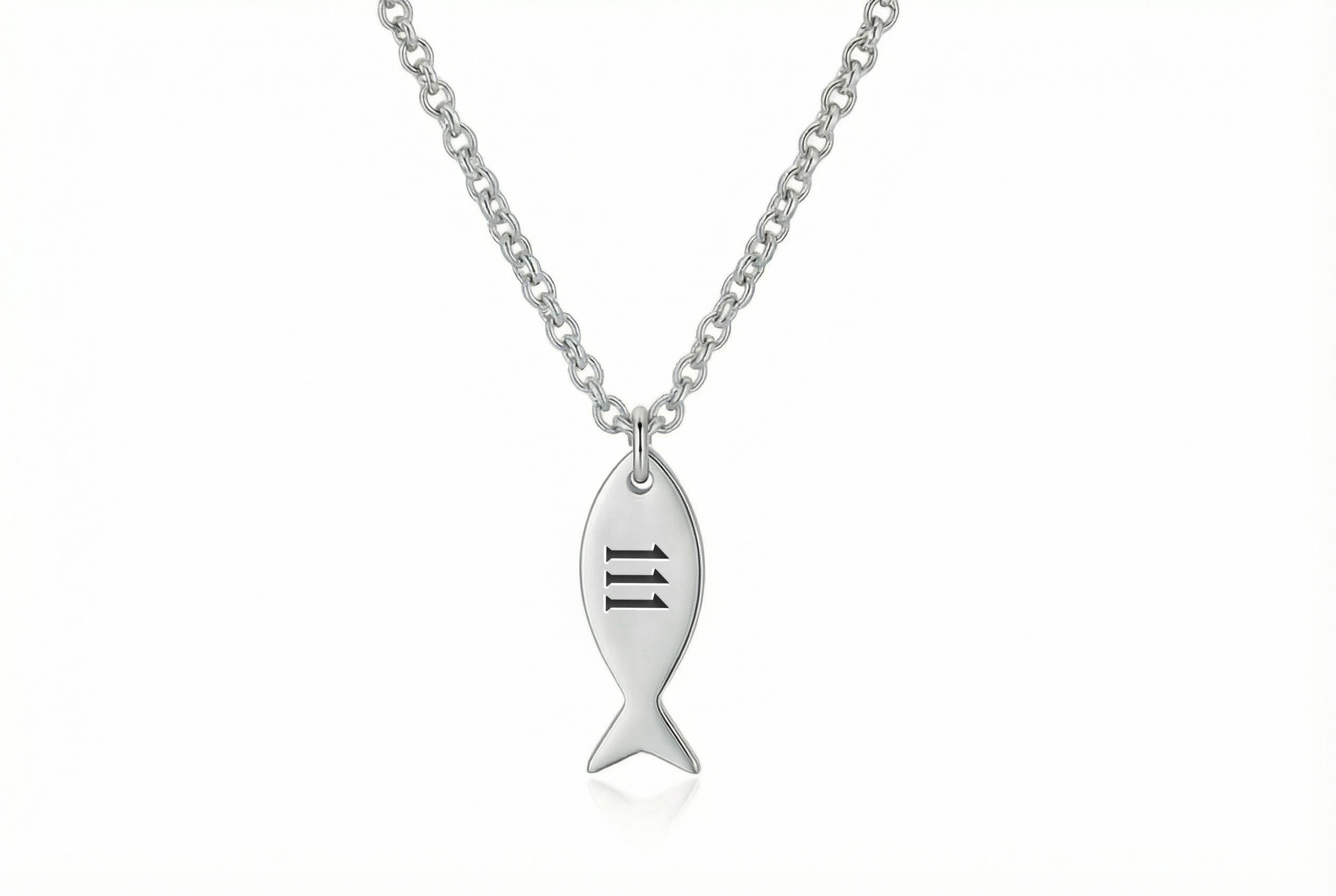 Personalized Fish Necklace