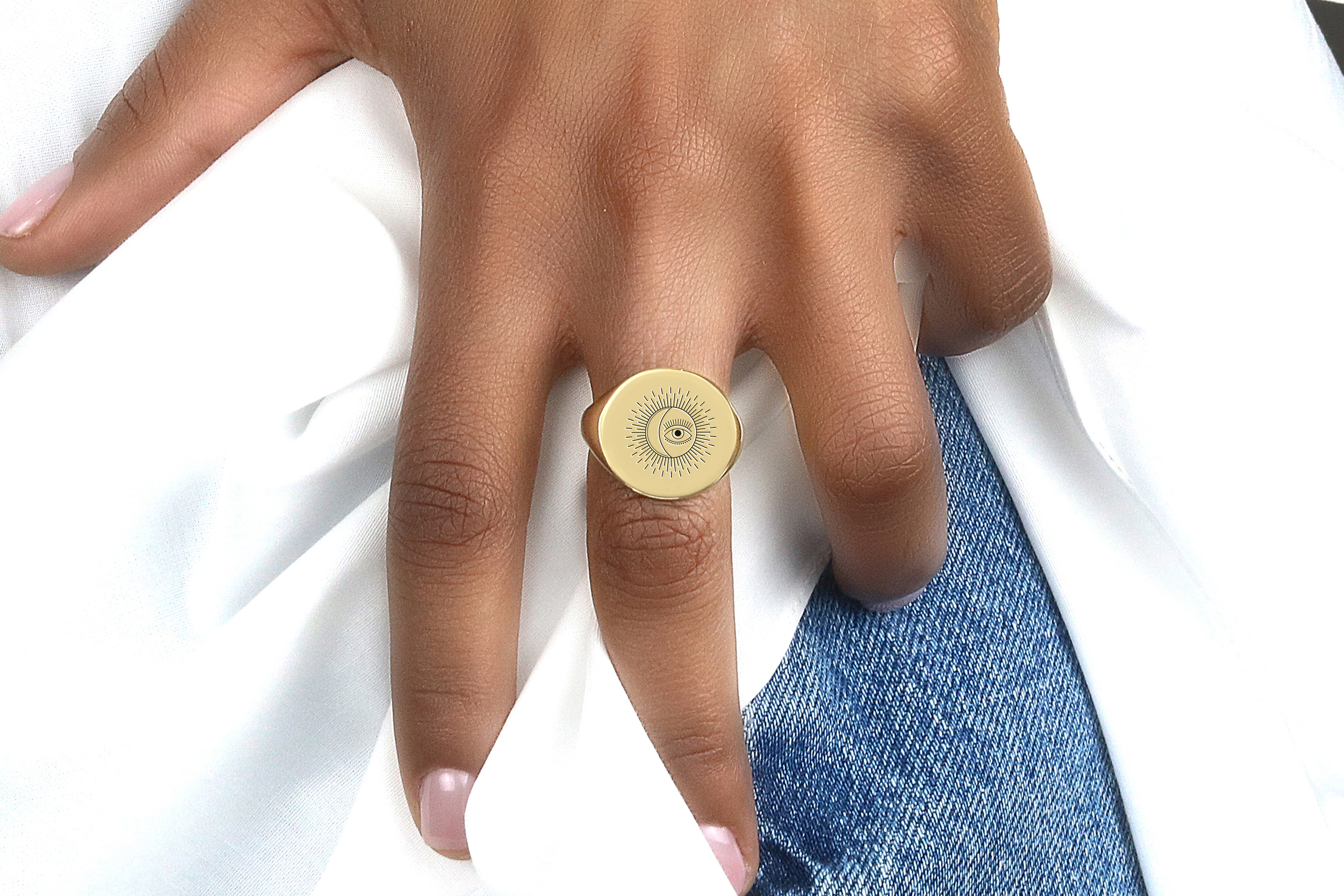 Sun Signet Ring
