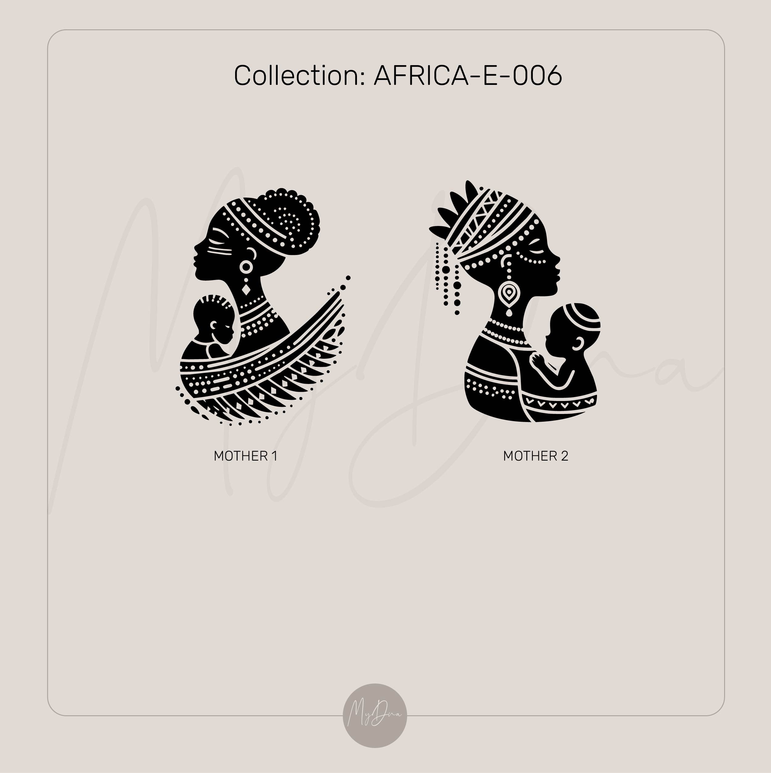 African Mom Wide Band Ring