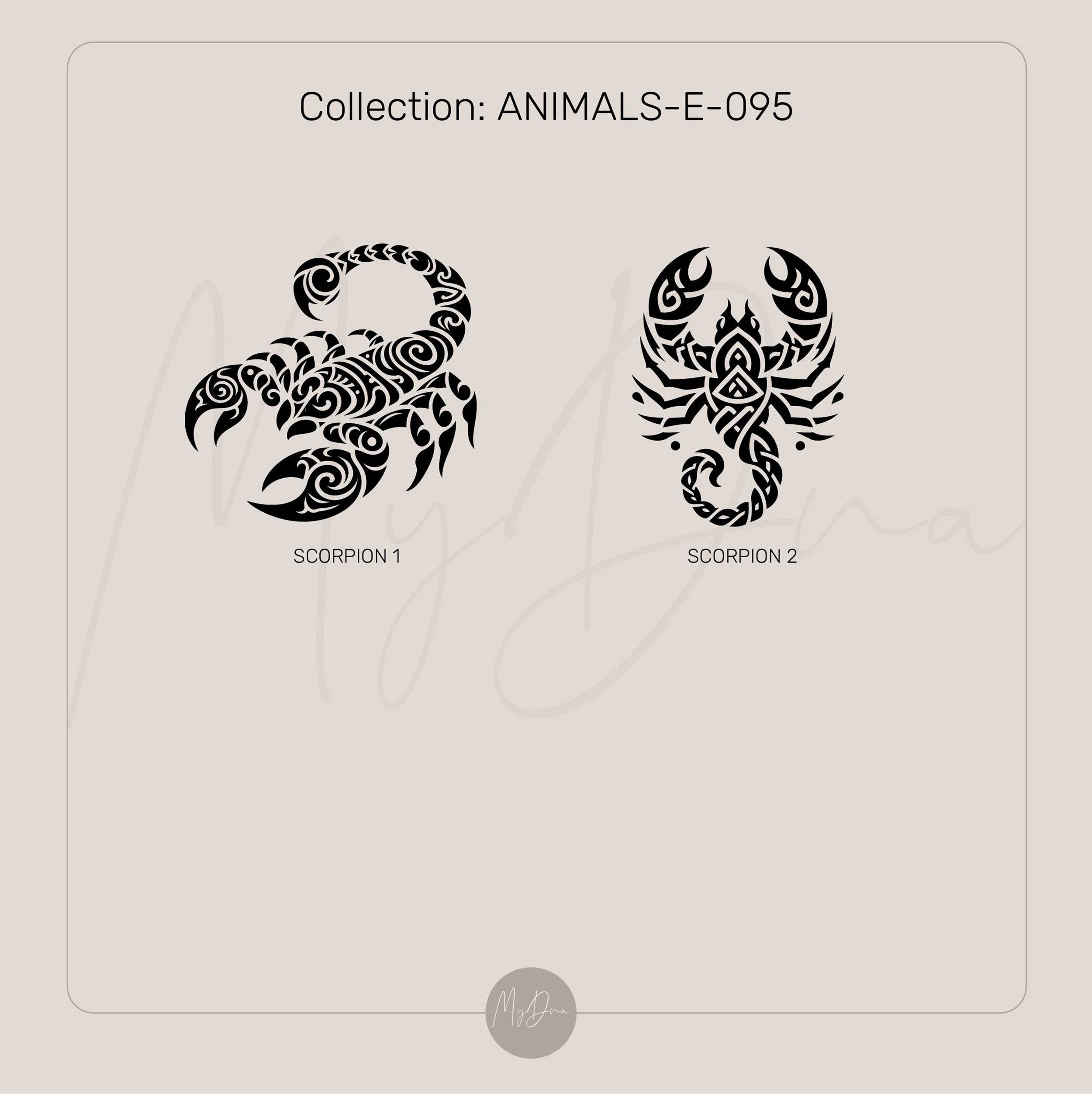 Tribal Scorpion Pendant Necklace