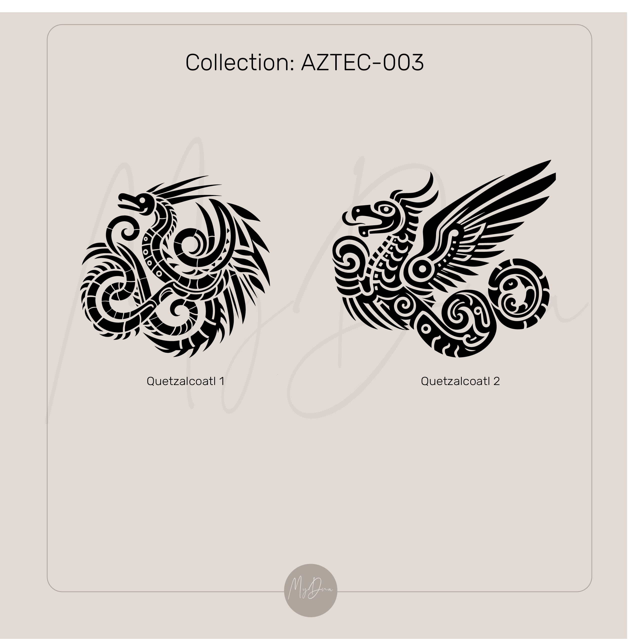 Engraved Quetzalcoatl Necklace