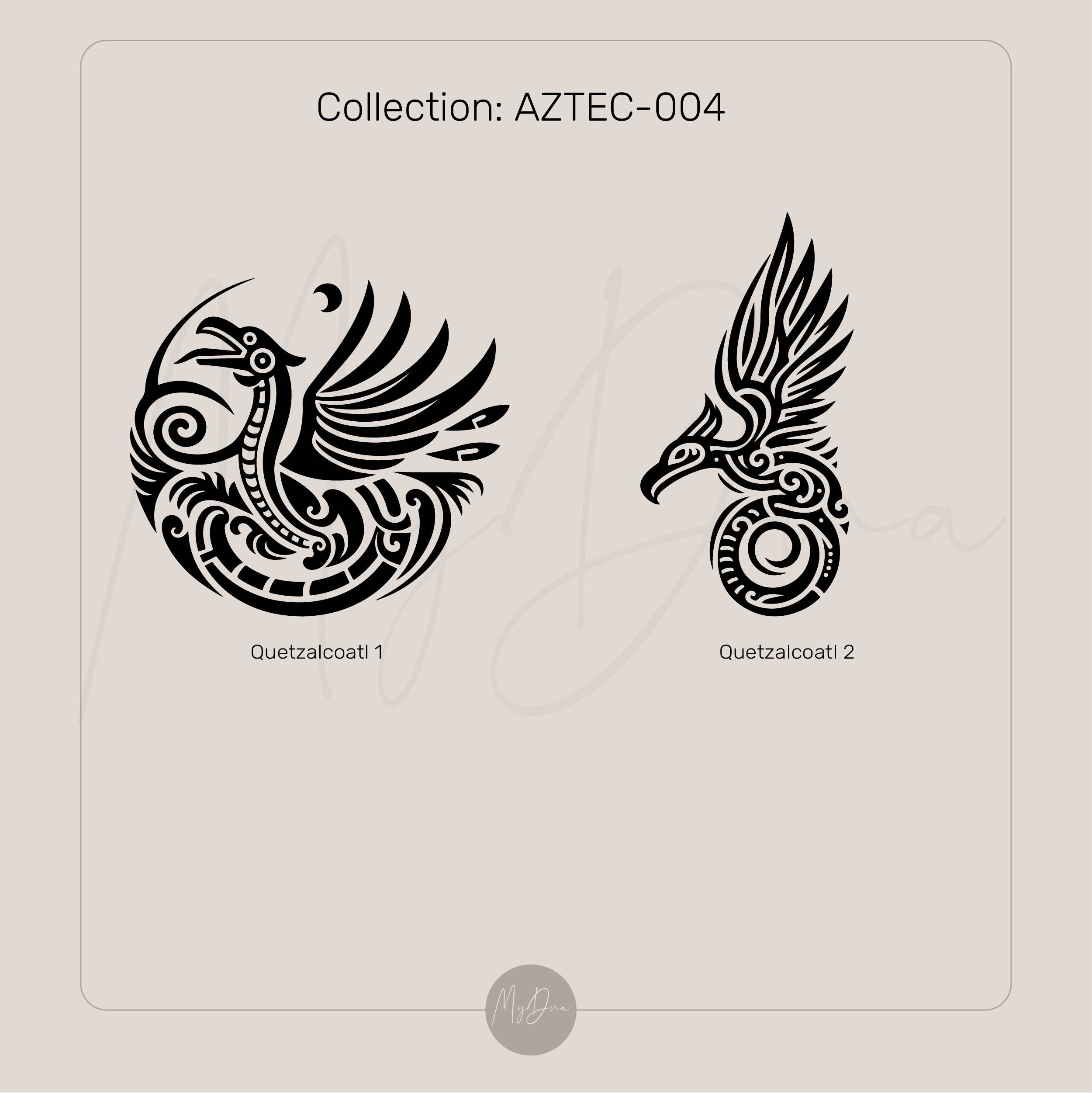 14k Gold Aztec Signet Ring