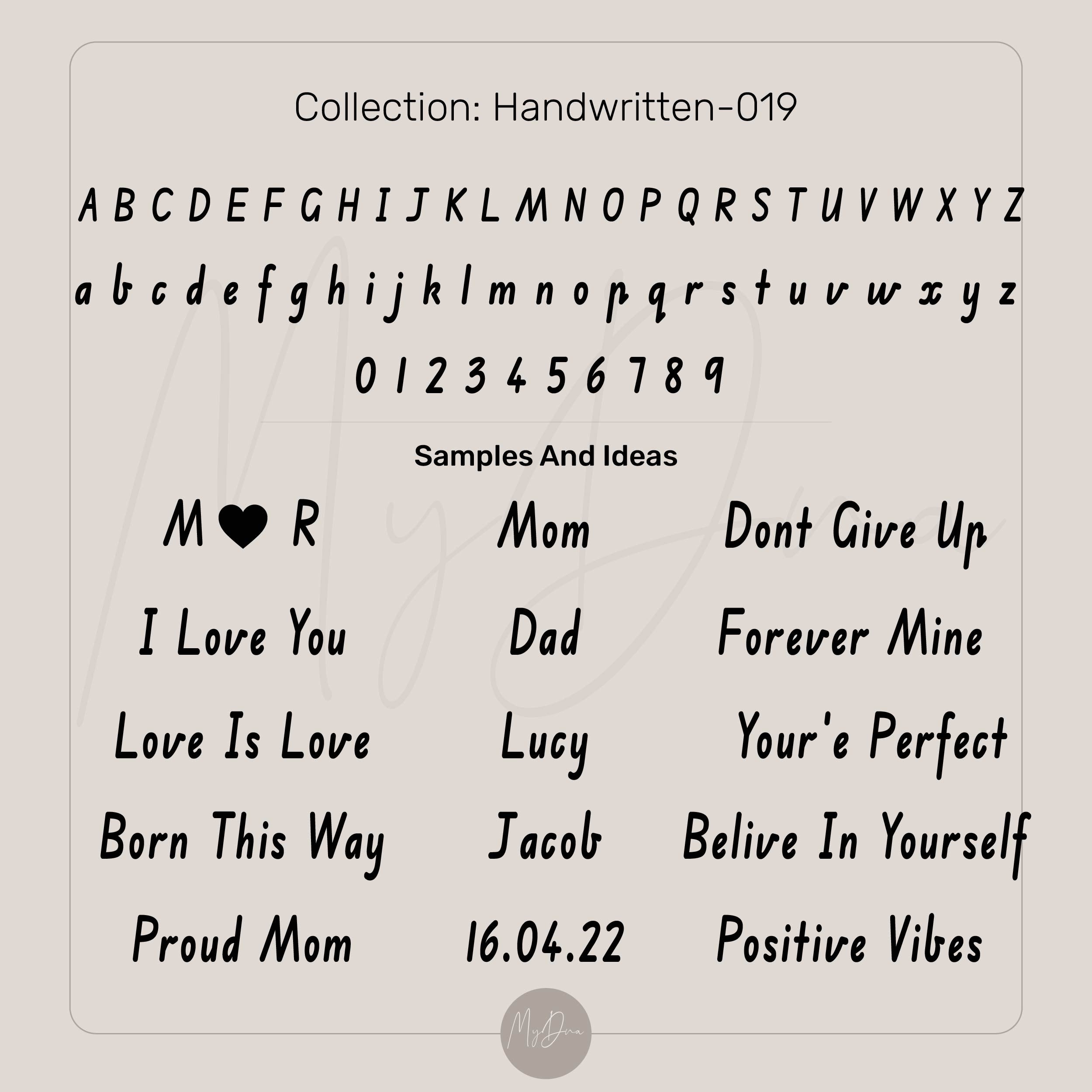 Personalized Text Bracelet