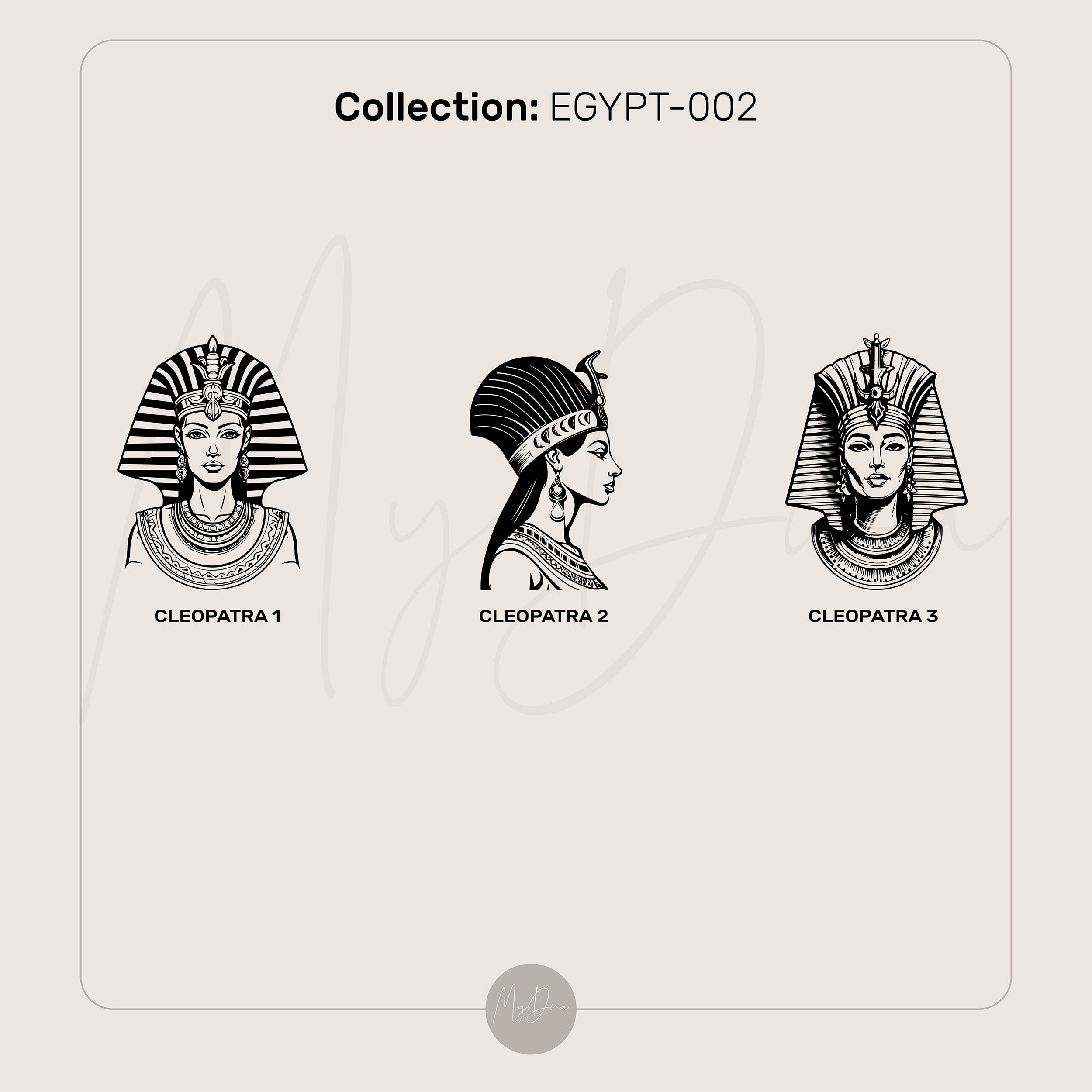 Cleopatra Gold Signet Ring