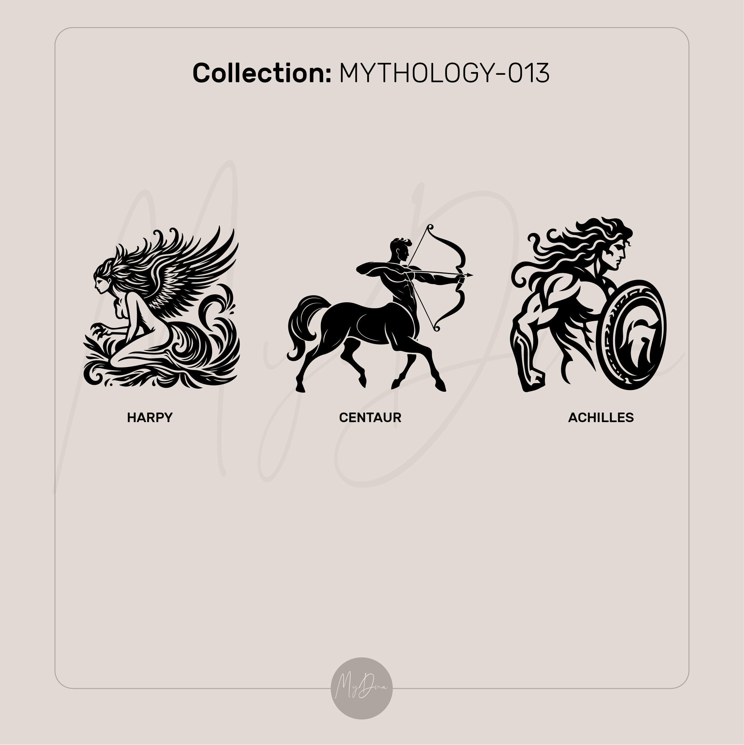 Mythical Achilles Signet Ring