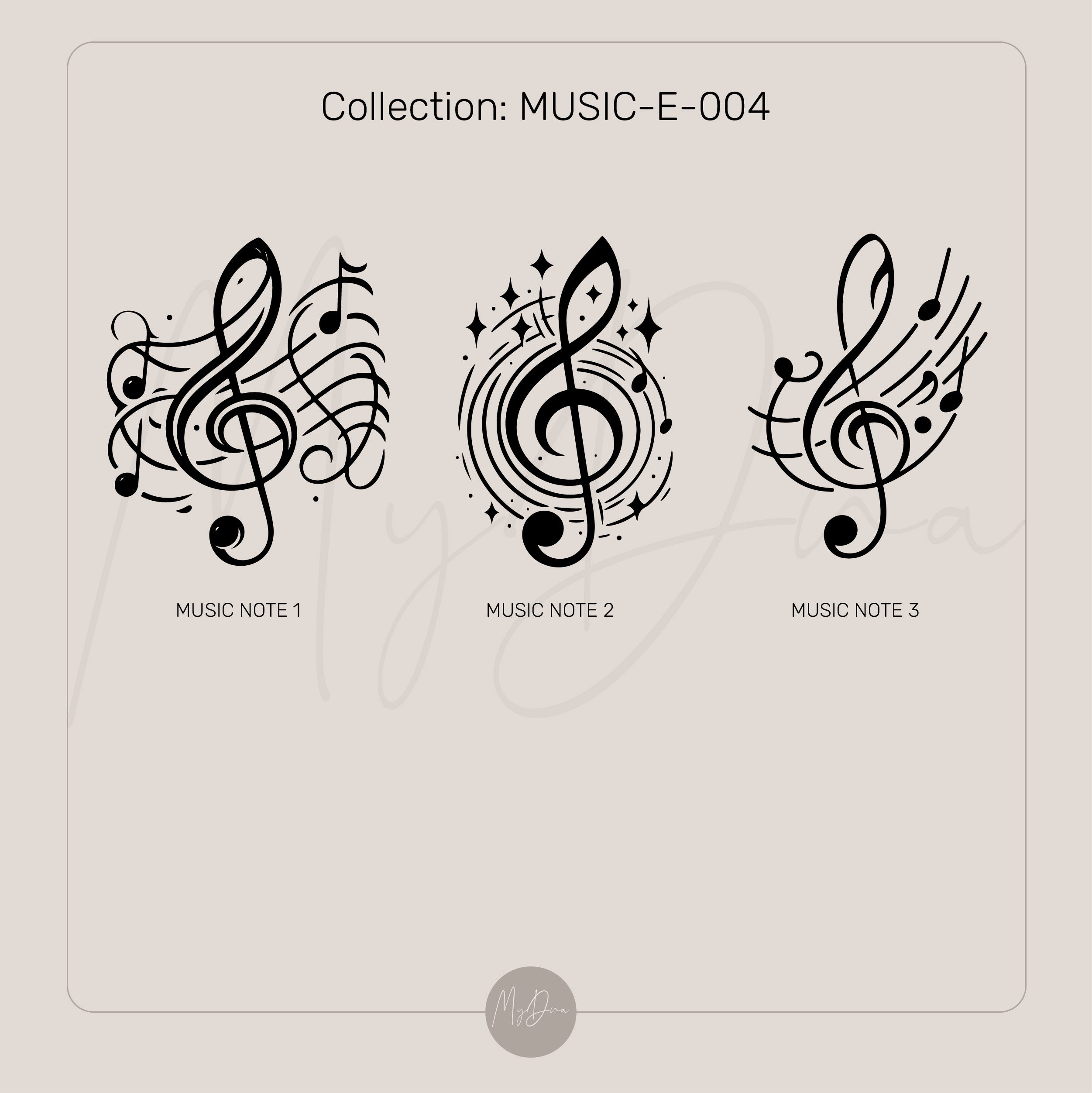 Custom Music Note Bracelet