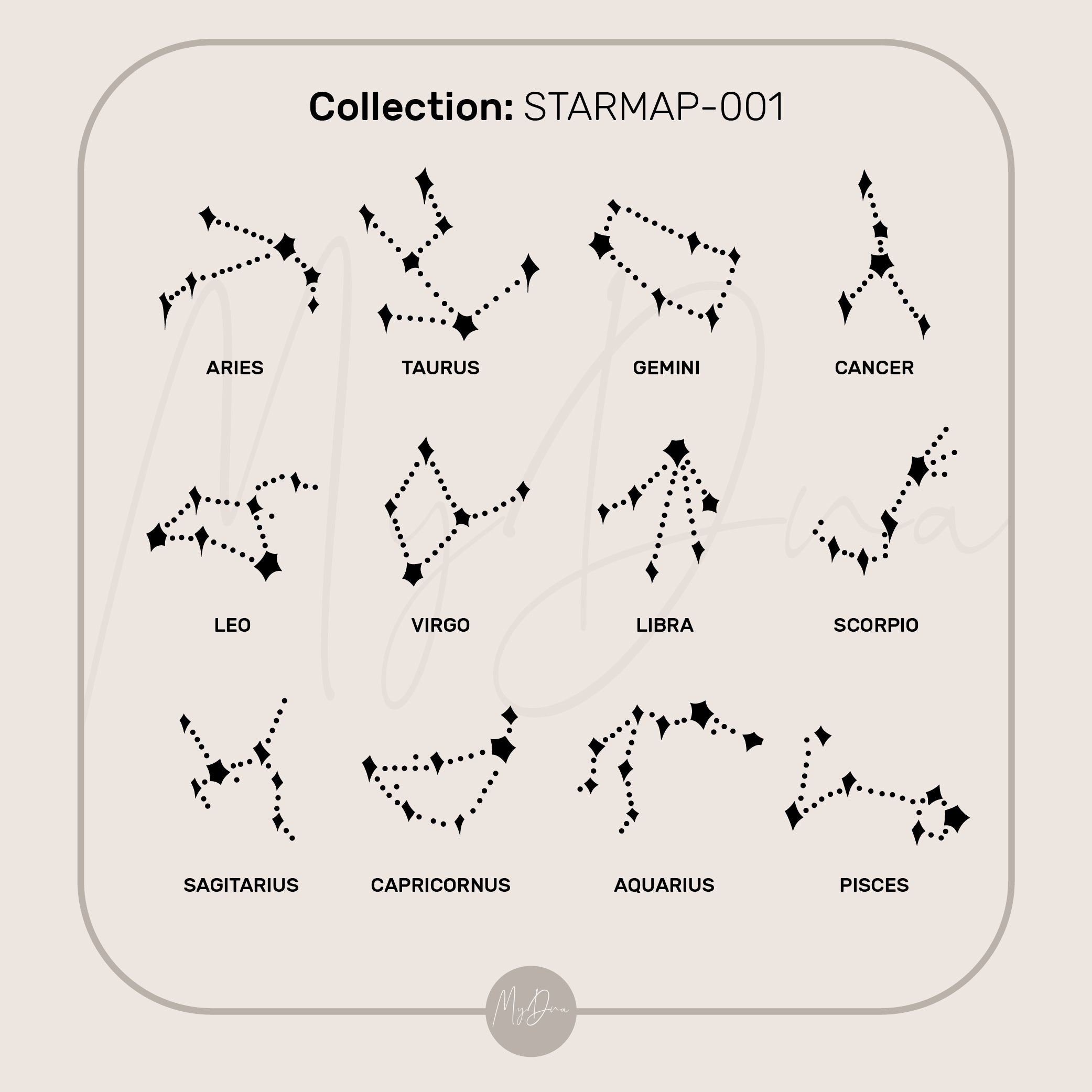 Sagittarius Zodiac Signet Necklace