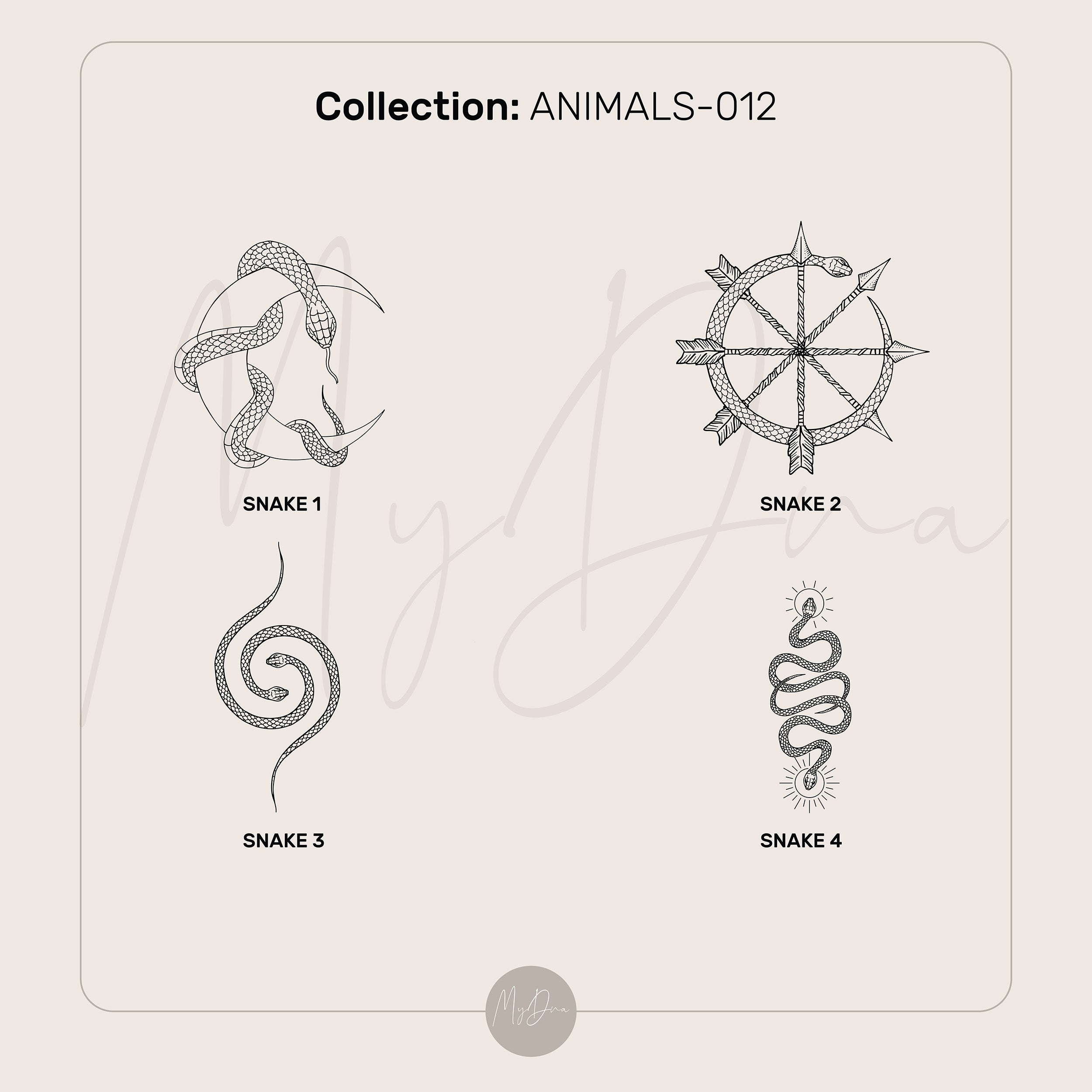 Luxe Snake Delicate Pendant Necklace