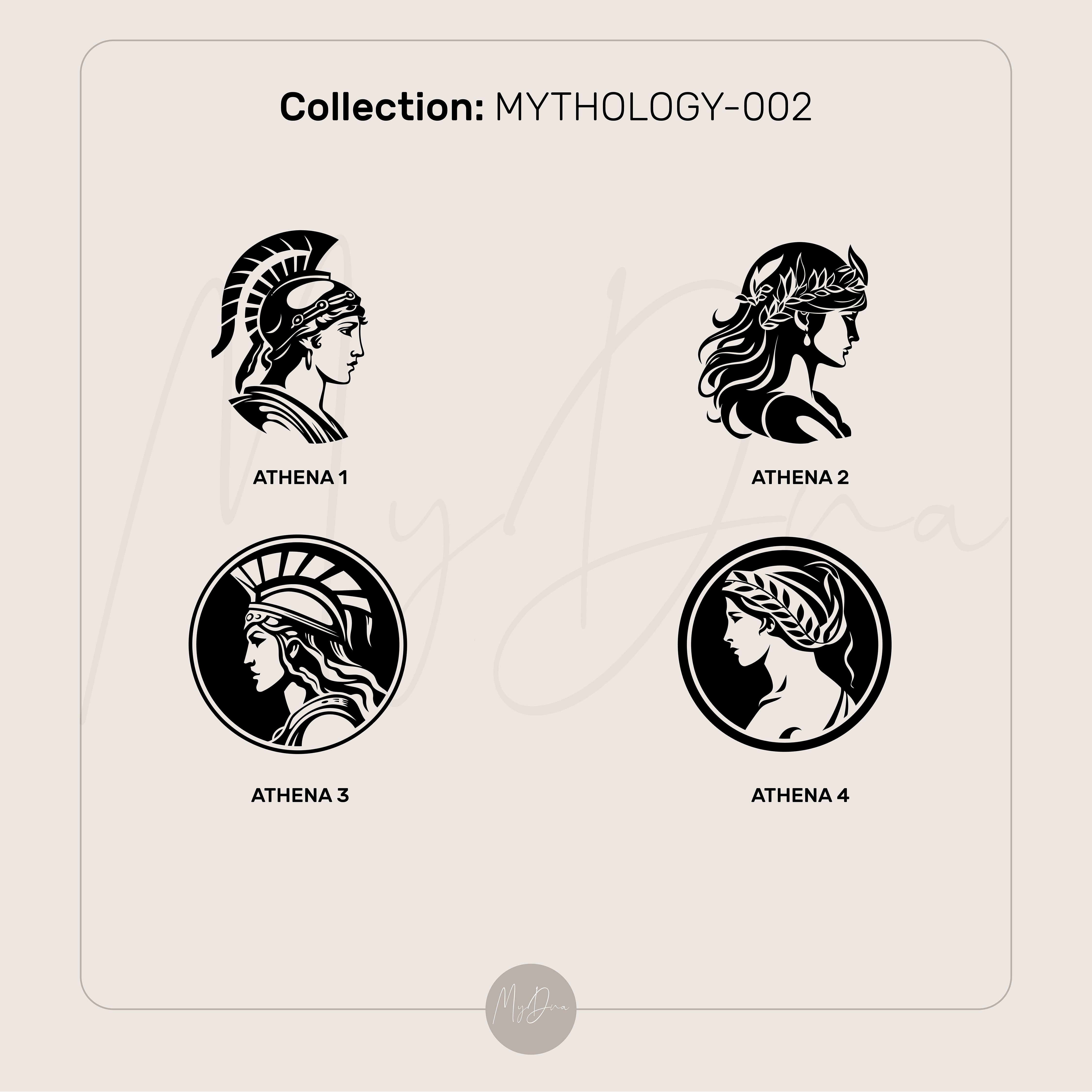 14k Gold Athena Signet Ring