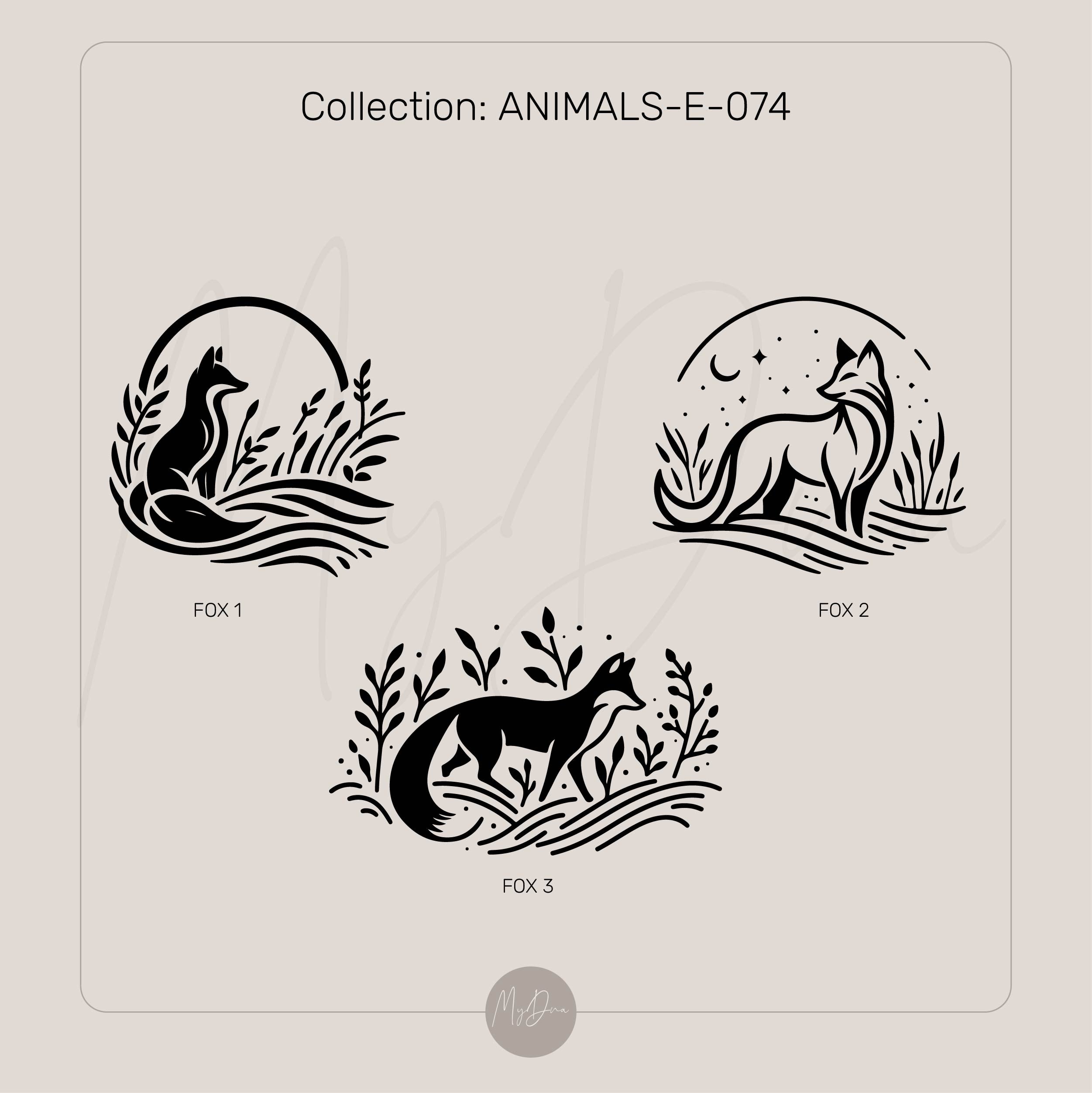 14k Gold Fox Engraved Bracelet