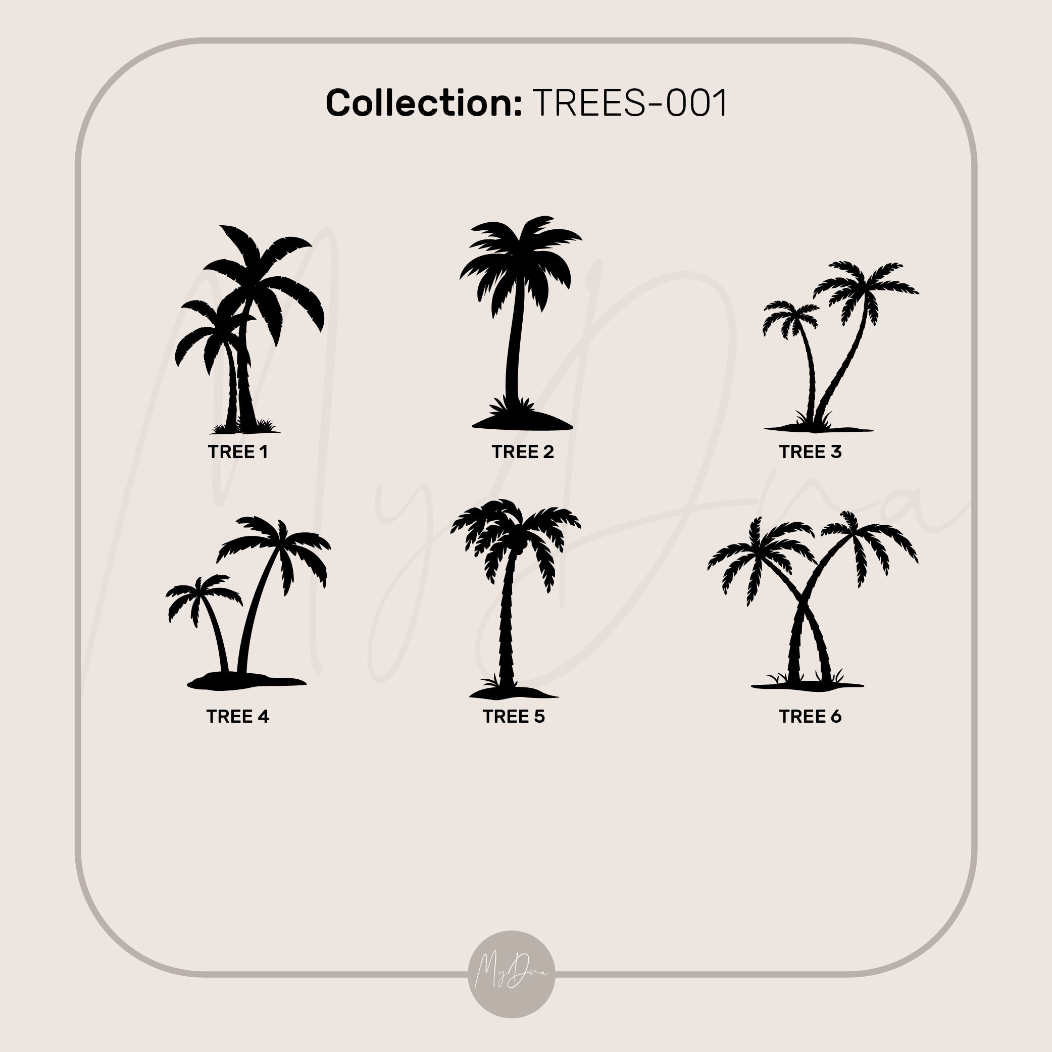 14k Gold Palm Tree Necklace