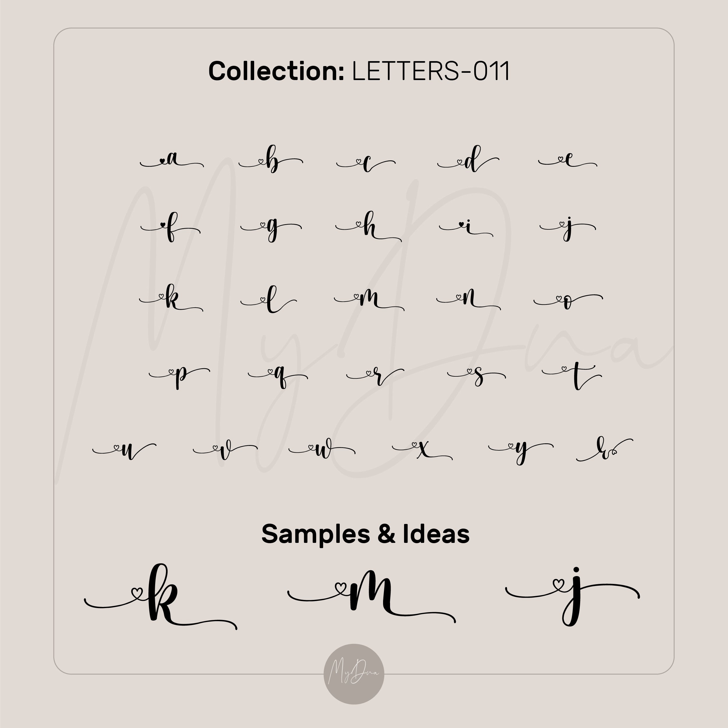 Letter Signature Signet Ring