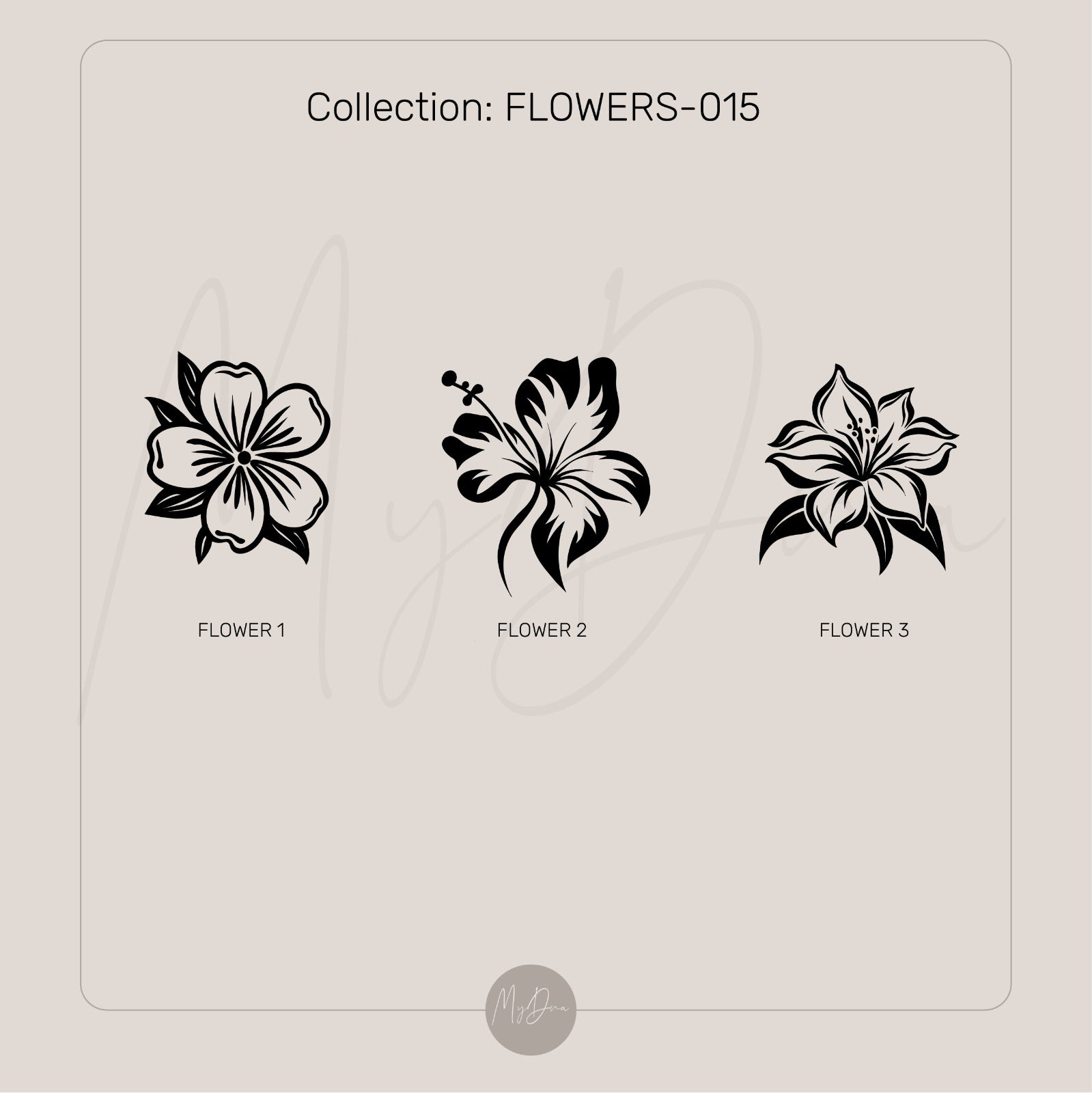 Custom Gold Flower Signet Ring