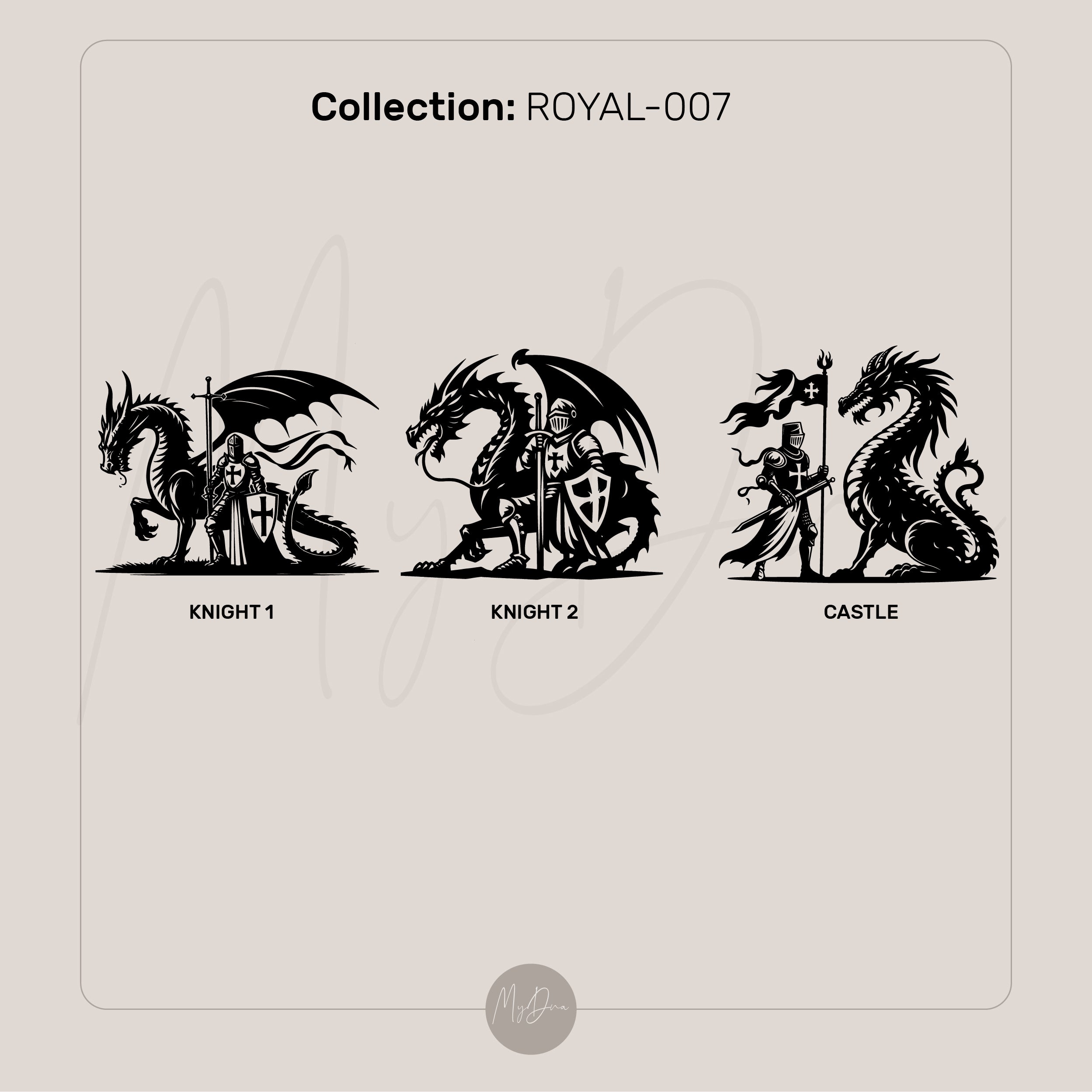 14k Gold Knight Ring