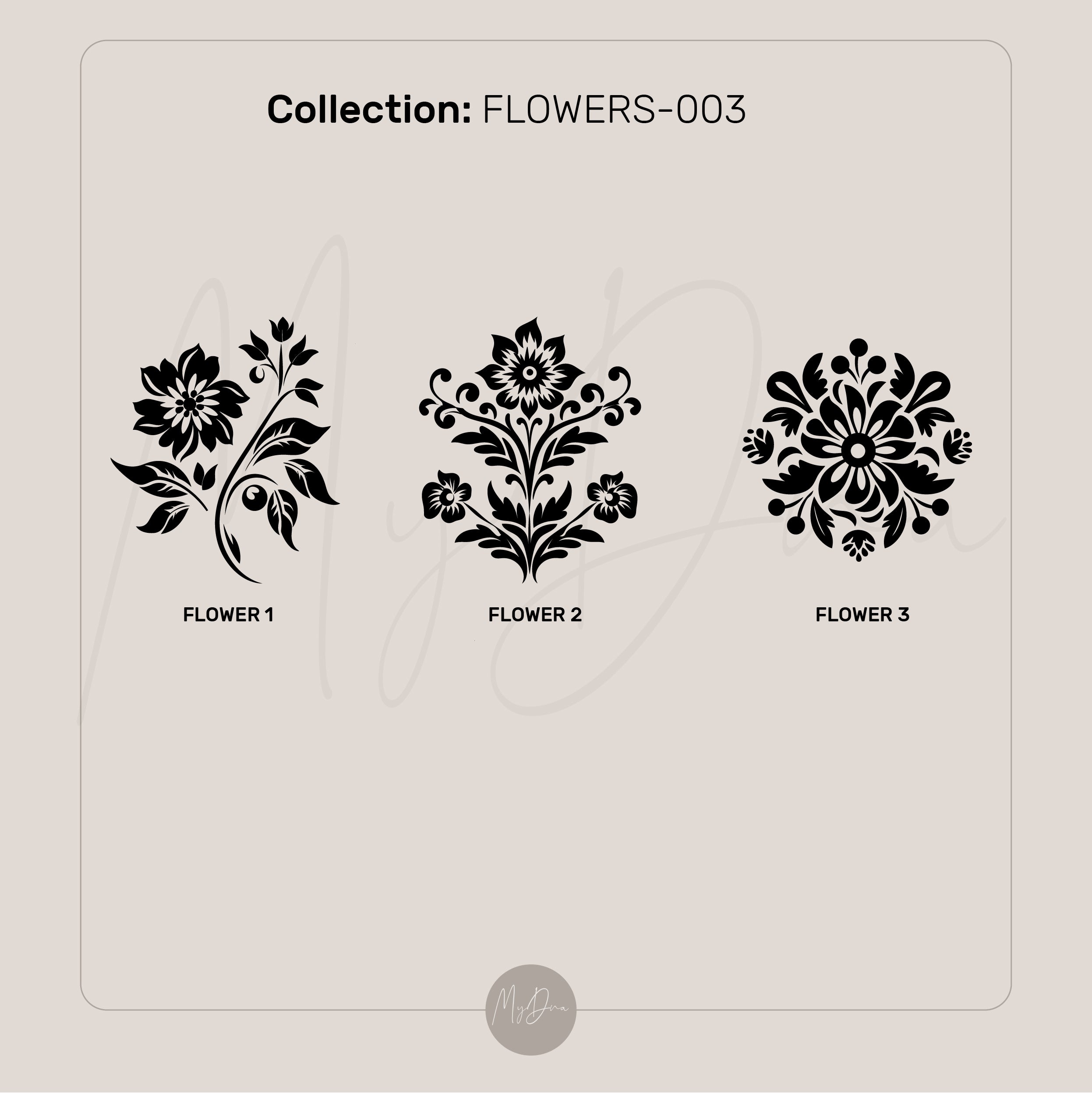 Custom Flower Signet Ring