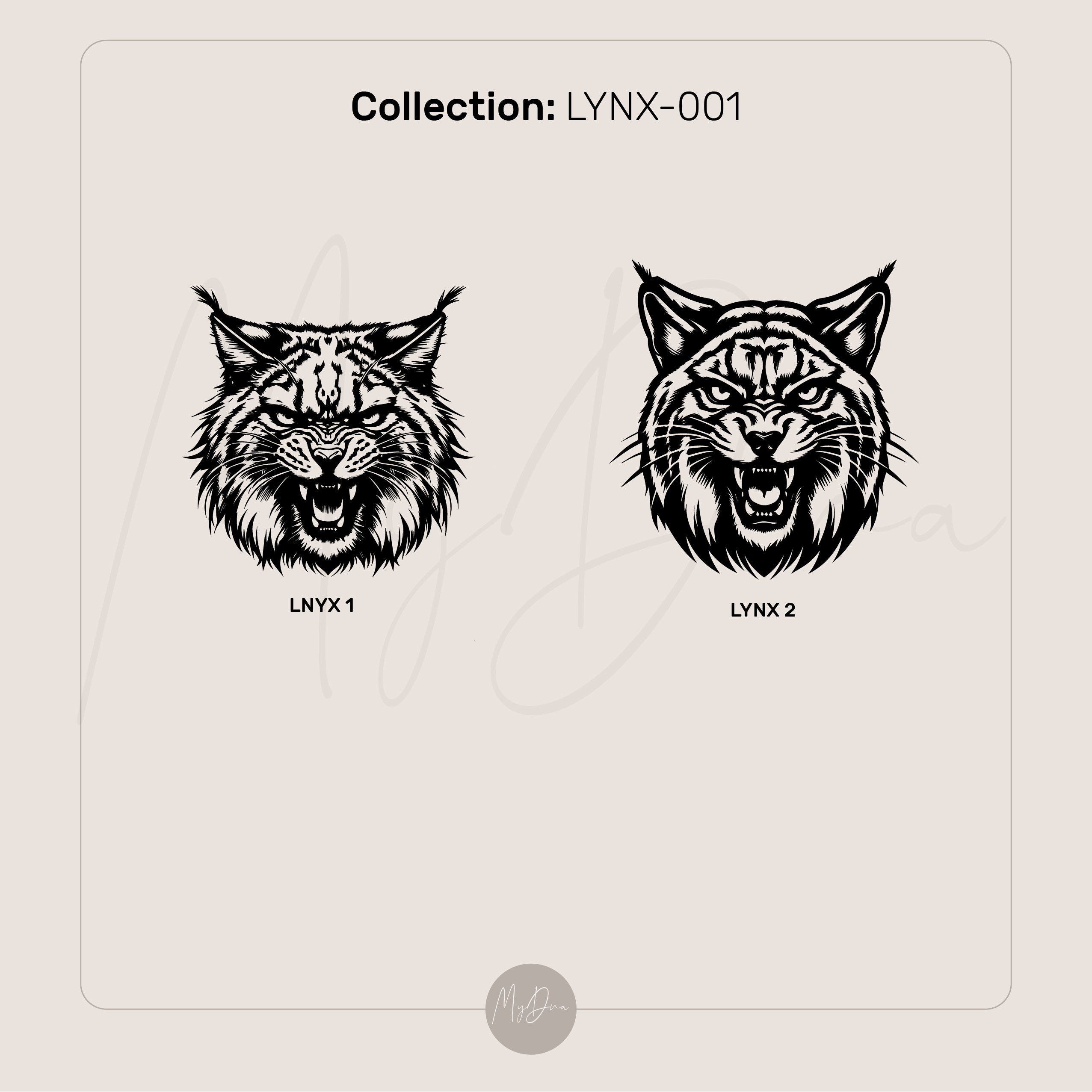 Engraved Lynx Signet Ring