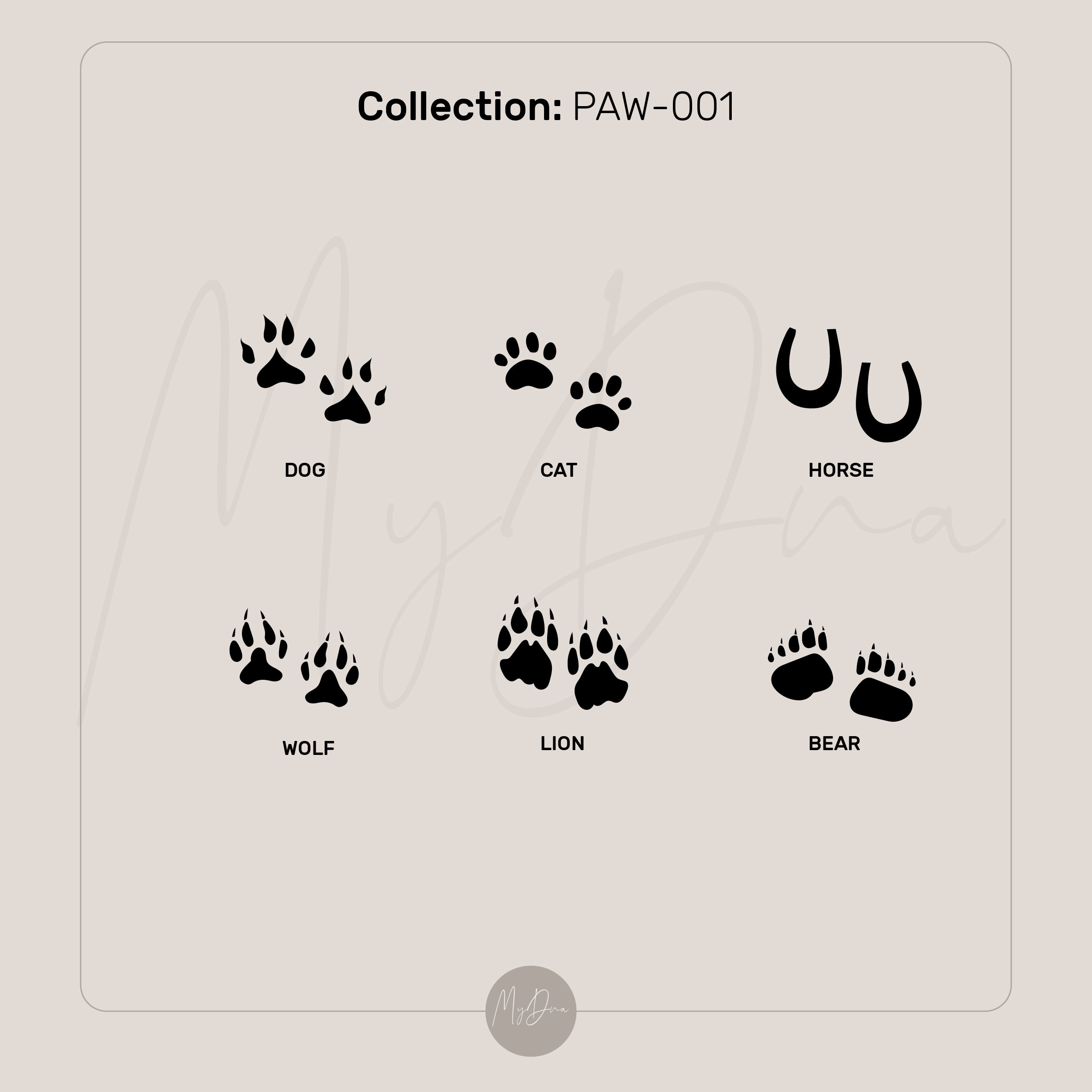 Custom Gold Rectangle Earrings with Paw Engraving