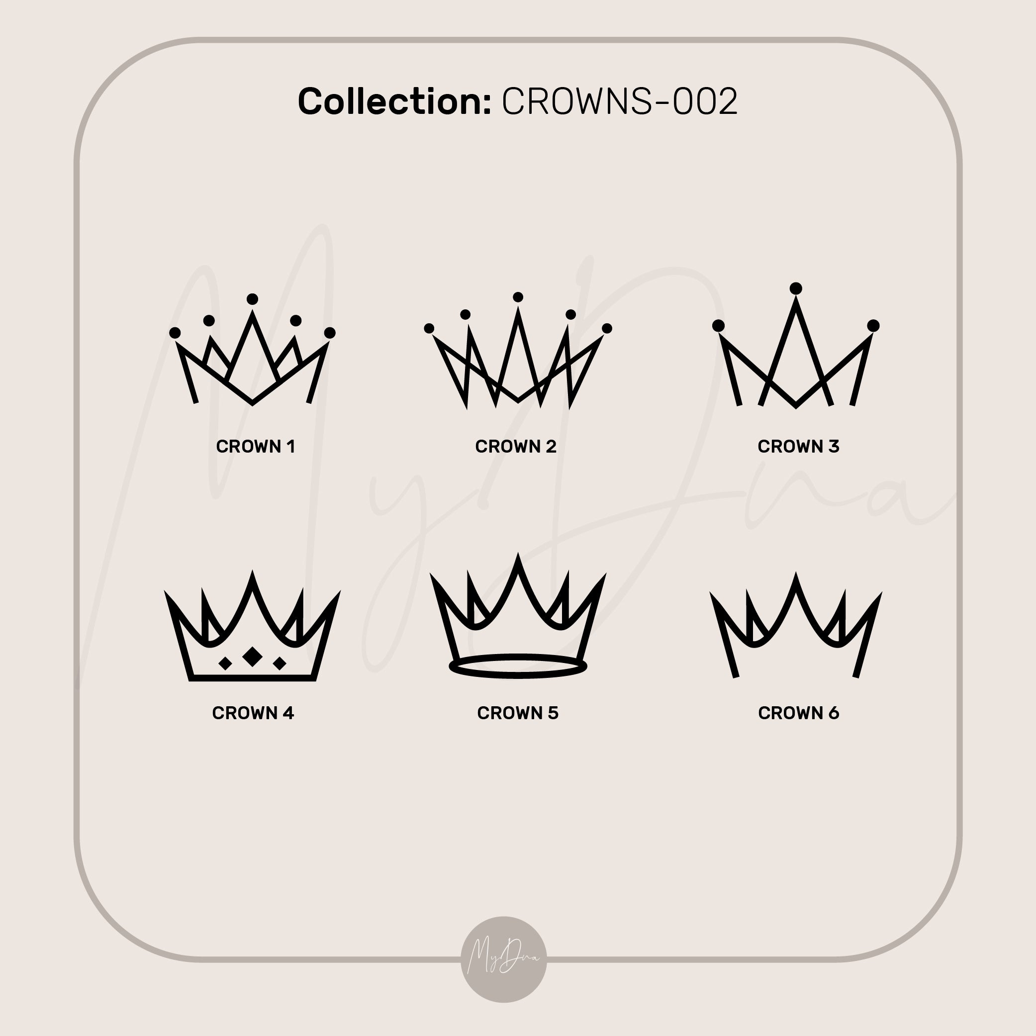 14k Gold Crown Signet Ring