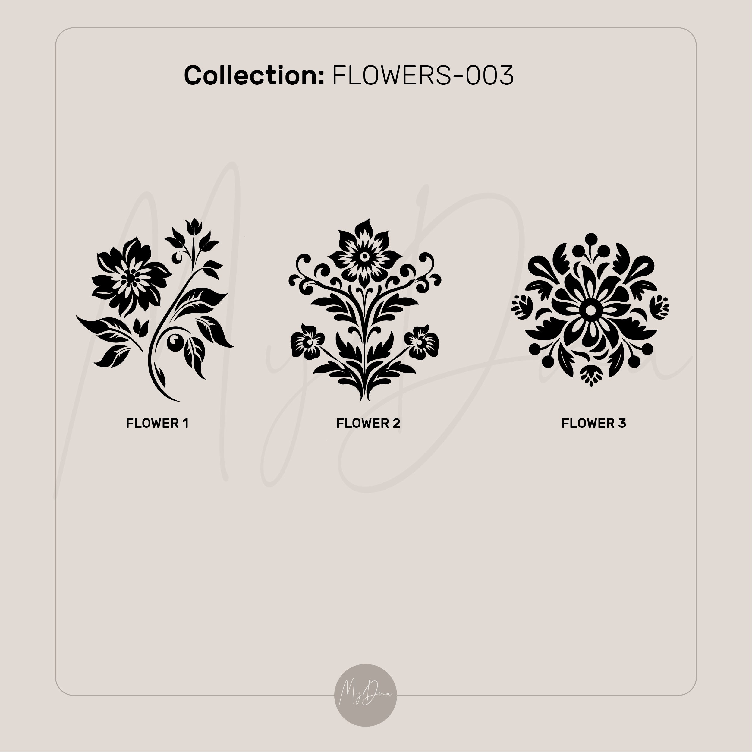 14k Gold Flowers Bracelet