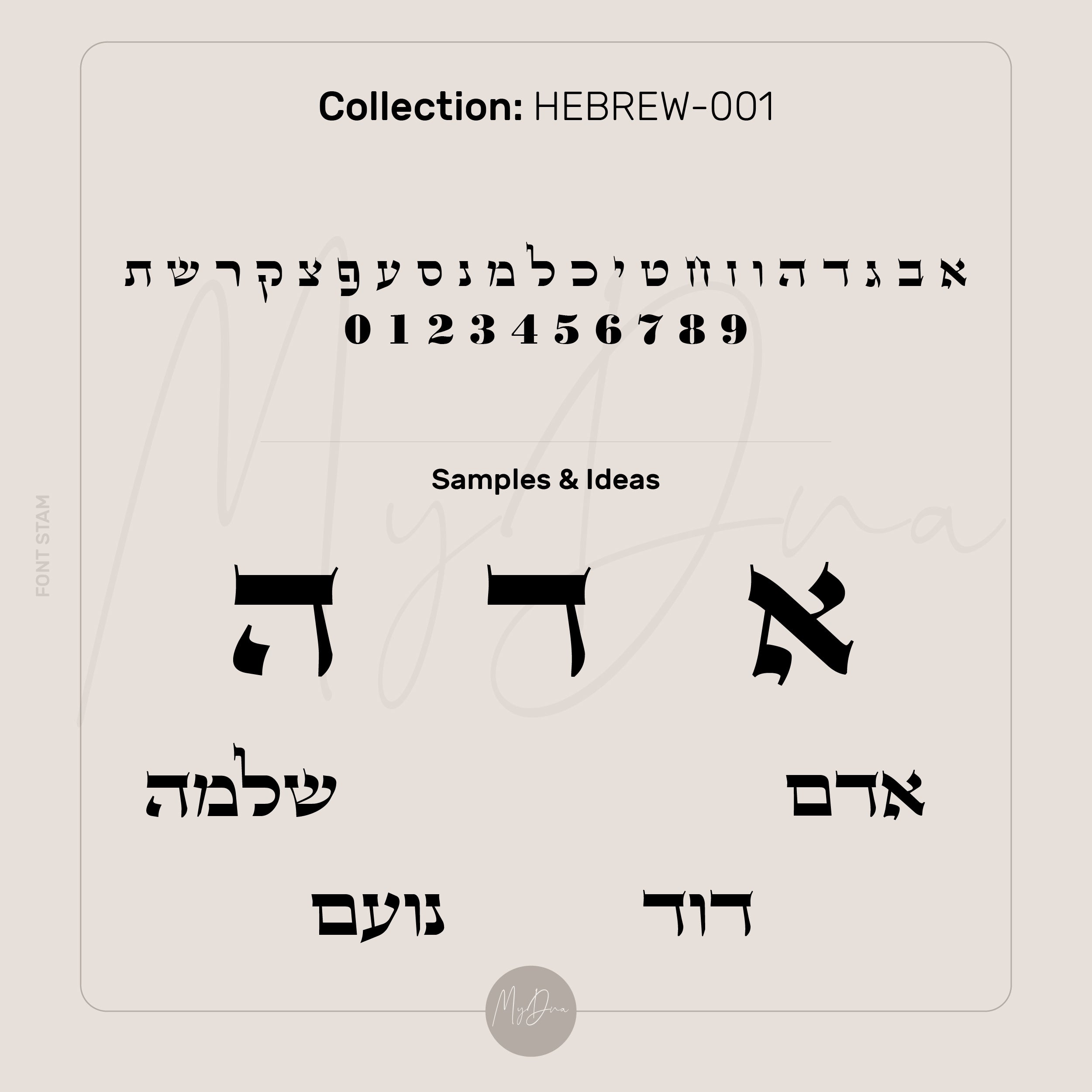 Hebrew Biblical Engraved Earrings