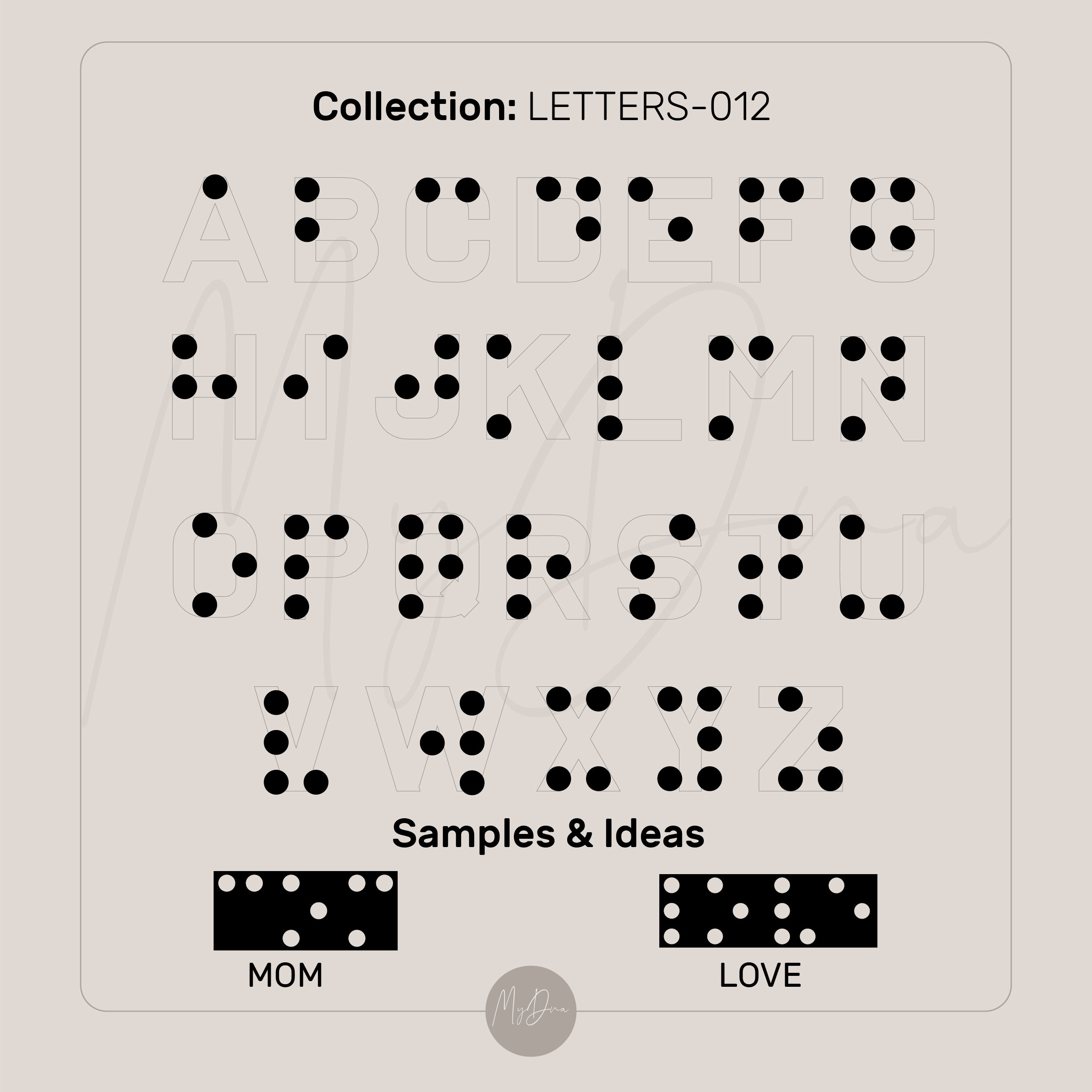 Custom Braille Signet Ring
