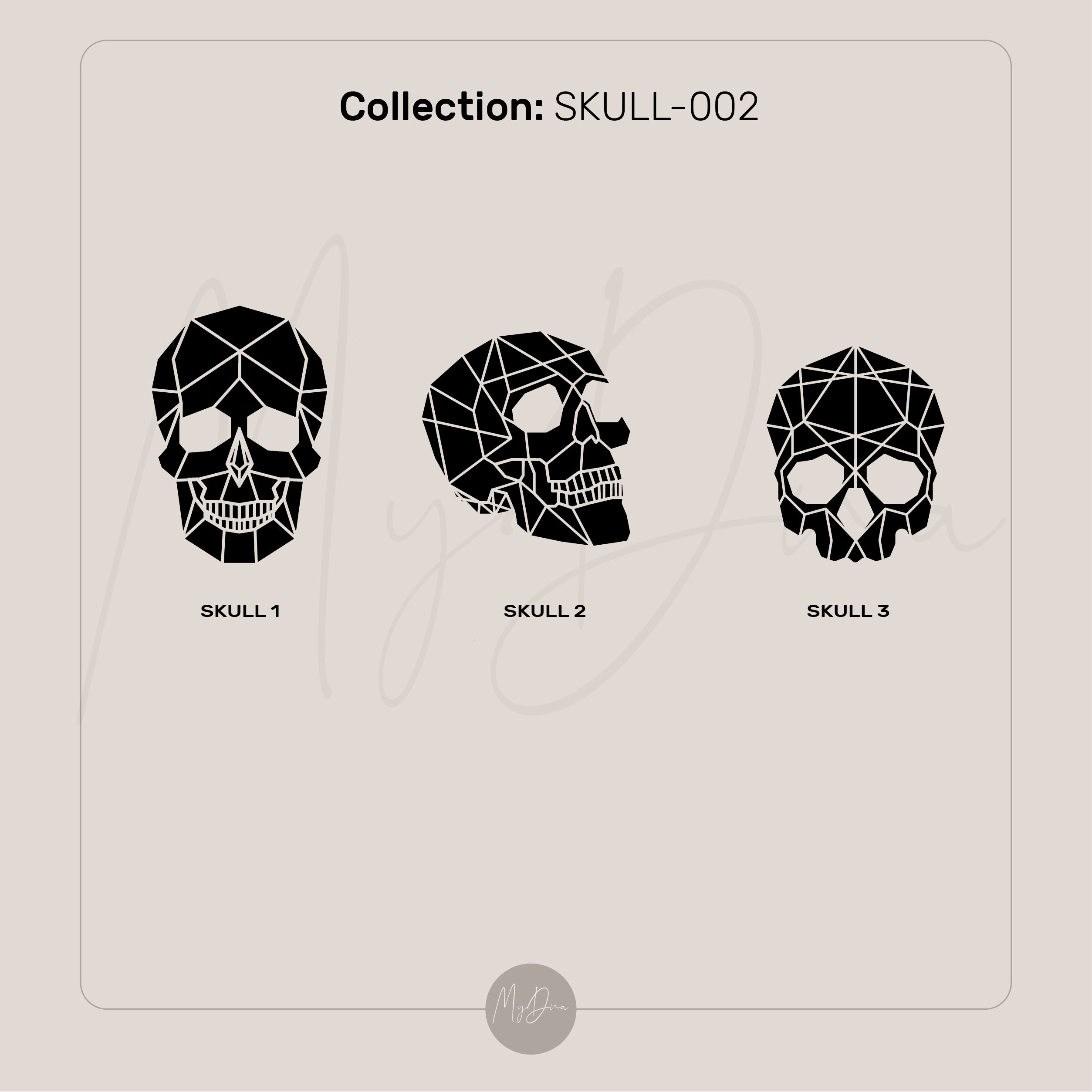 14k Gold Skull Signet Ring