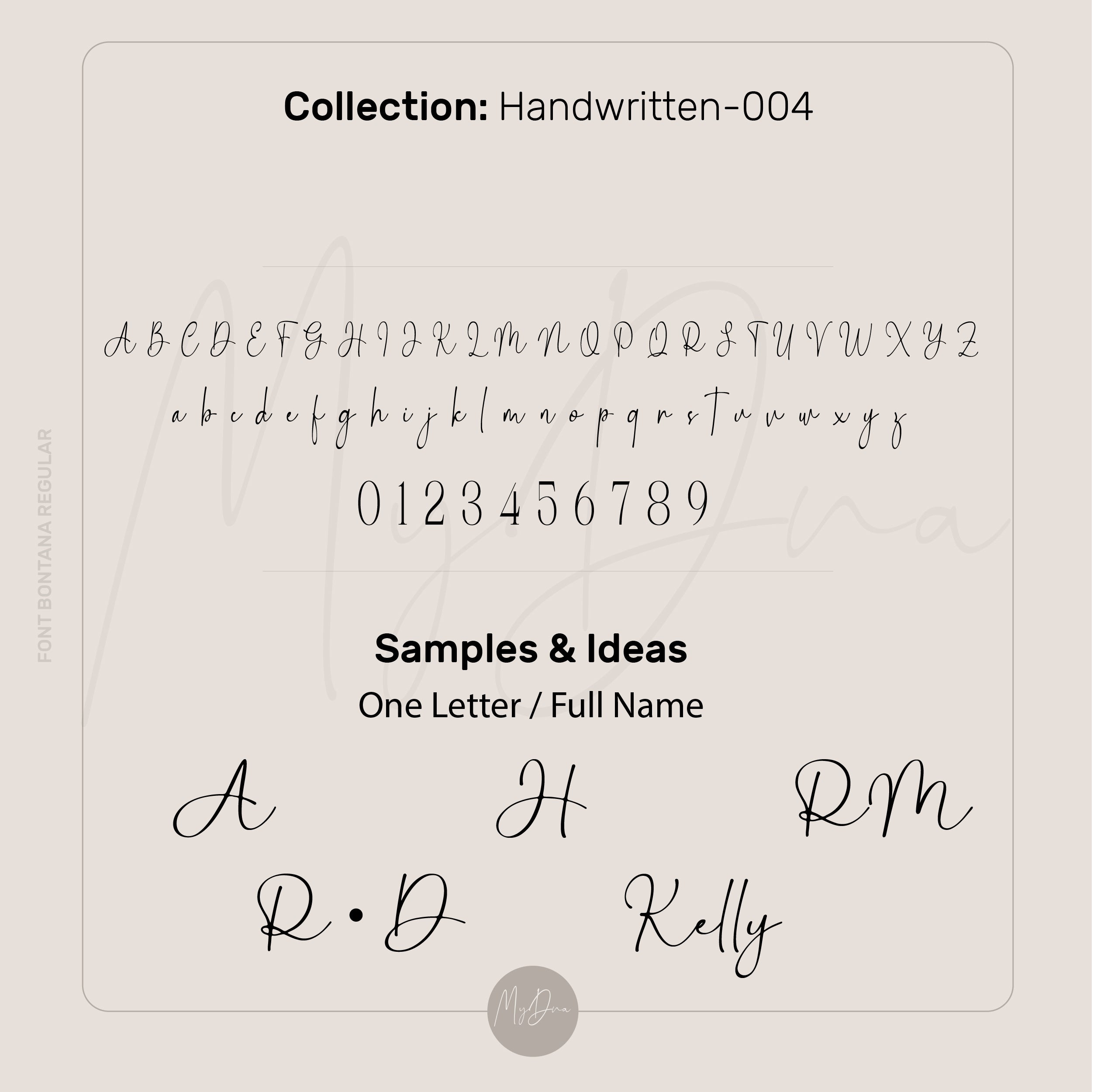 Custom Handwritten Letters Necklace